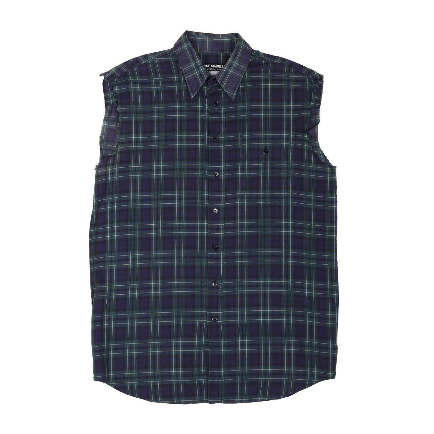 Raf Simons Autumn / Winter 2001 Cut-Off Sleeveless Shirt