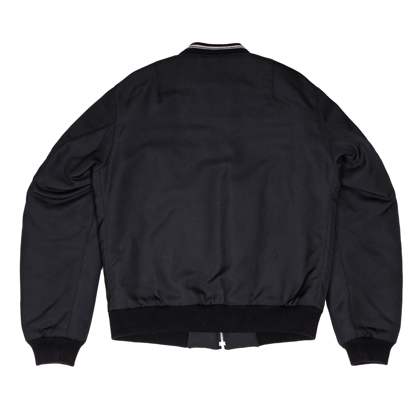 Helmut Lang Autumn / Winter 1998 Black Baseball Bomber Jacket