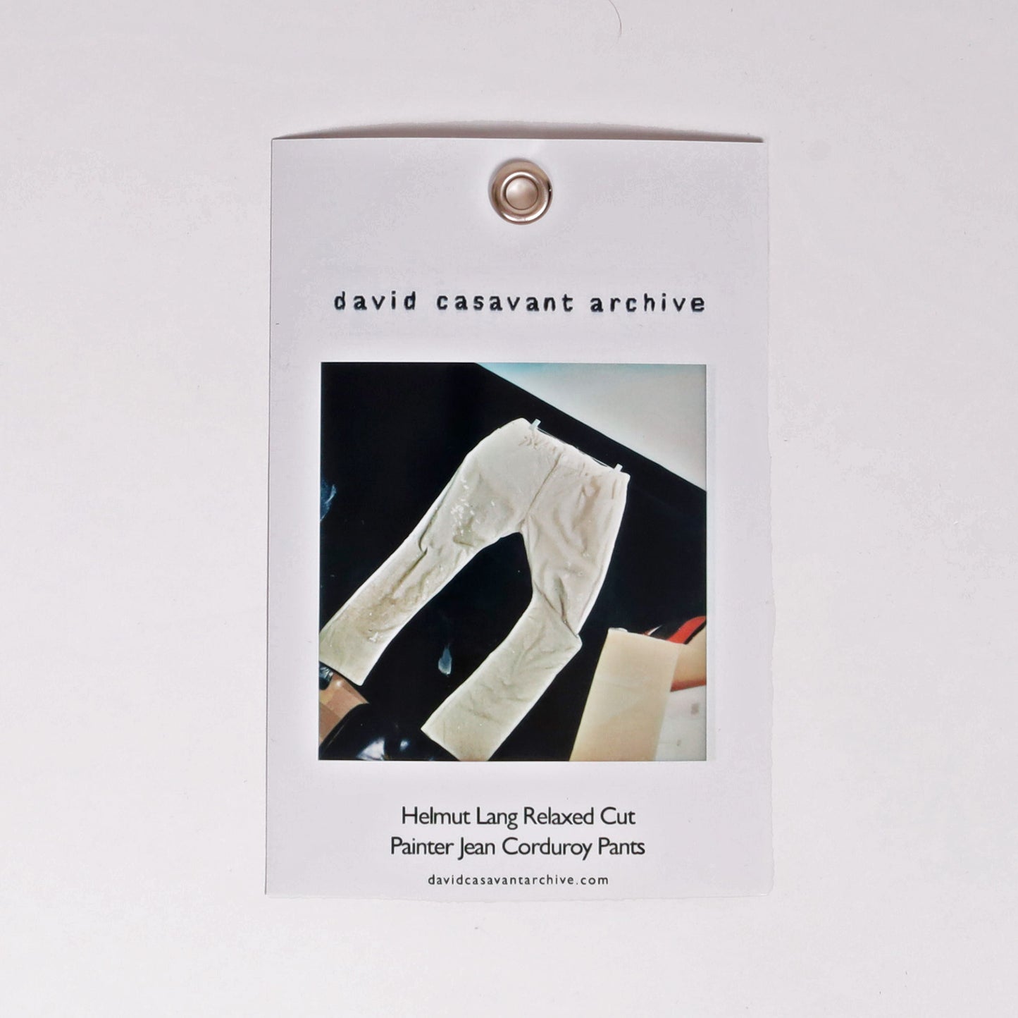 Helmut Lang Relaxed-Cut Painter Jean Corduroy Pants
