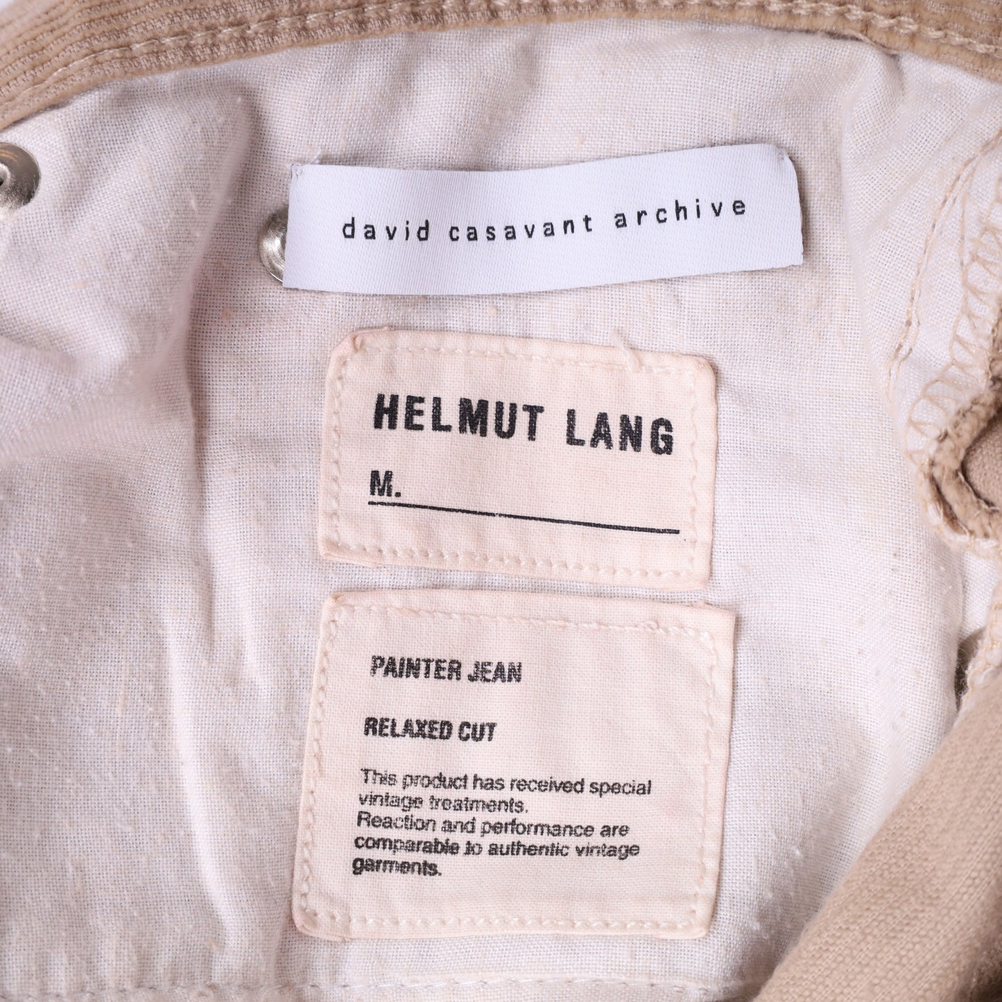 Helmut Lang Relaxed-Cut Painter Jean Corduroy Pants