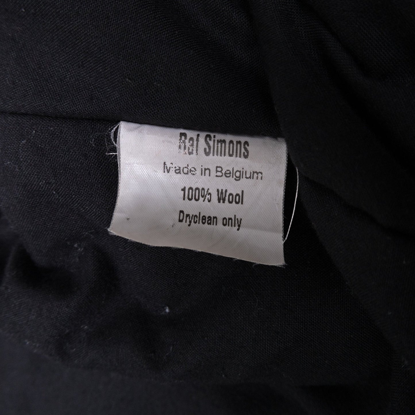 Raf Simons Autumn / Winter 2002 “Virginia Creeper” Varsity Black Letter Jacket