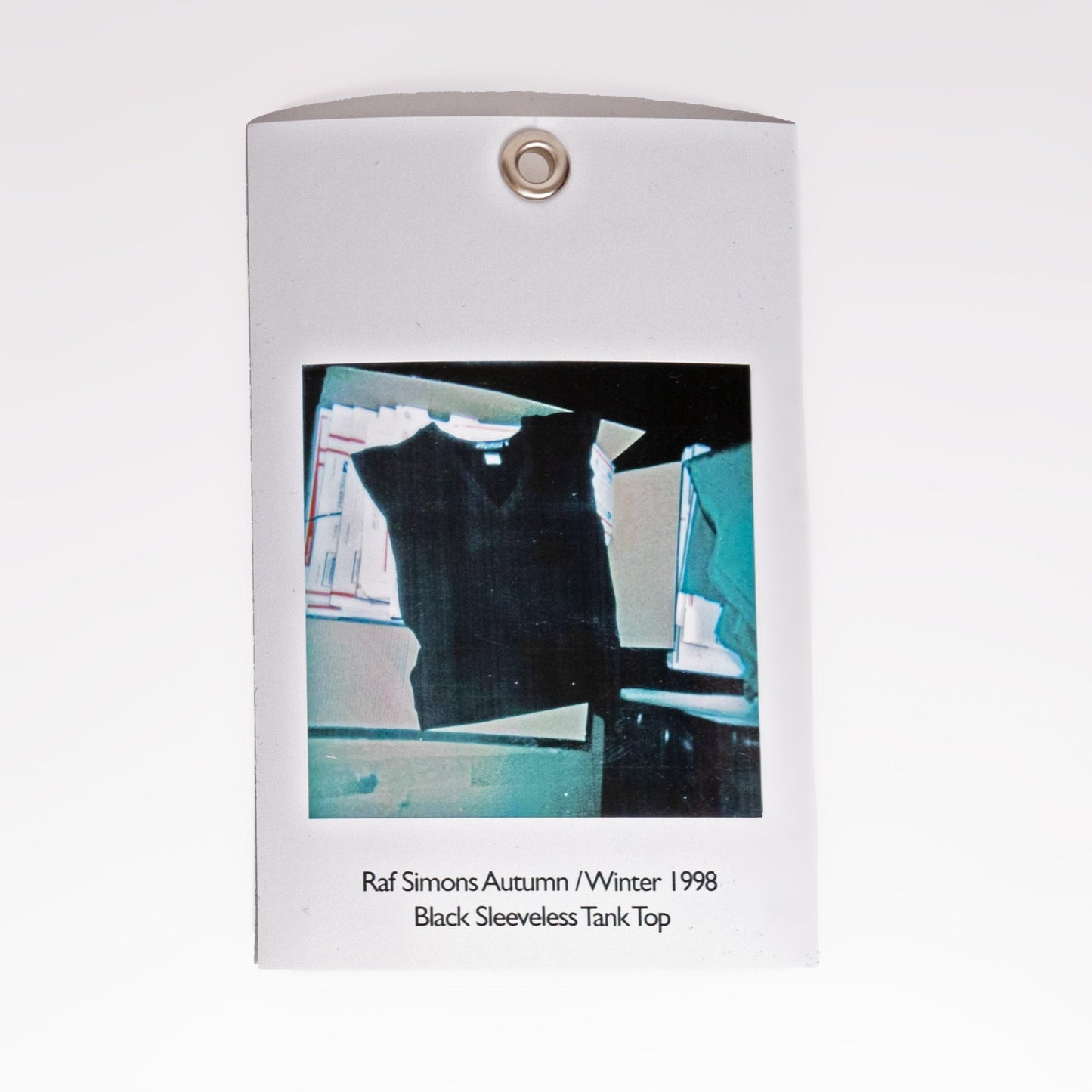 Raf Simons Autumn / Winter 1998 Black Sleeveless Tank Top