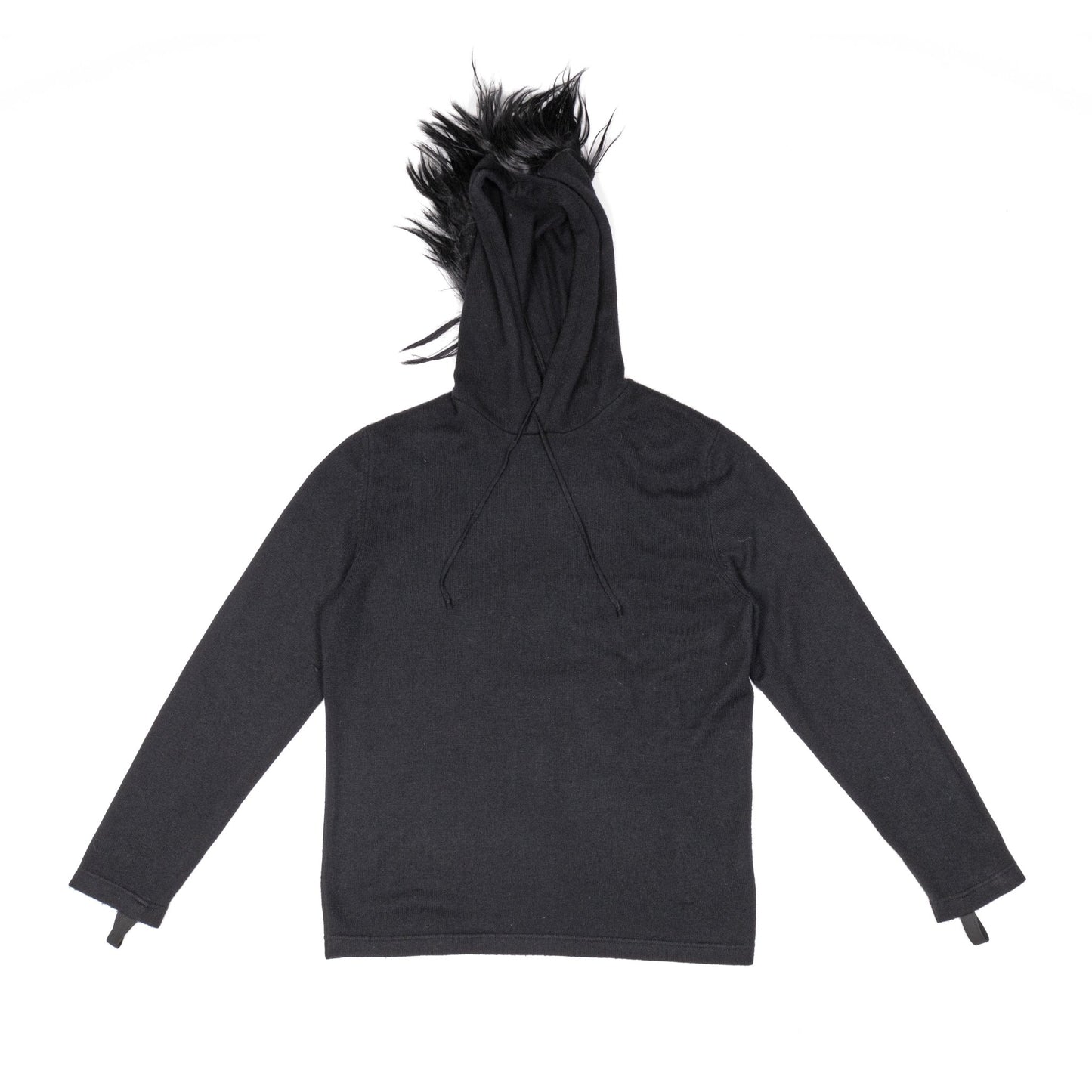 Helmut Lang Autumn / Winter 2003 Black Mohawk Hoodie