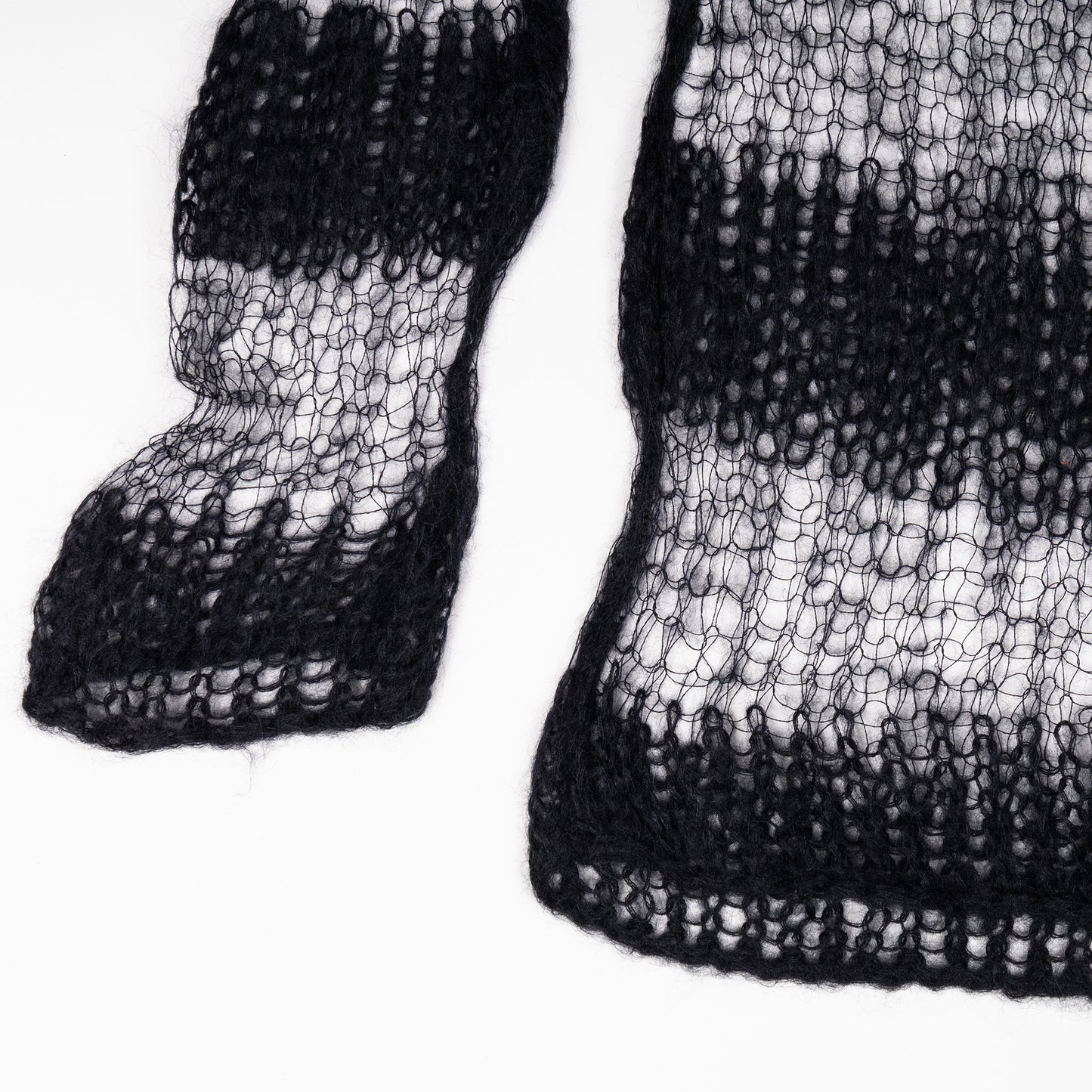 Raf Simons Spring / Summer 1998 “Black Palms” Striped Sweater