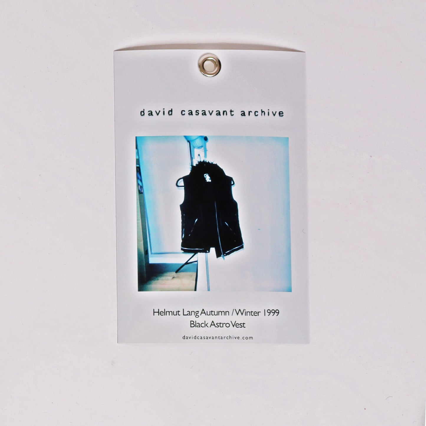 Helmut Lang Autumn / Winter 1999 Black Astro Vest
