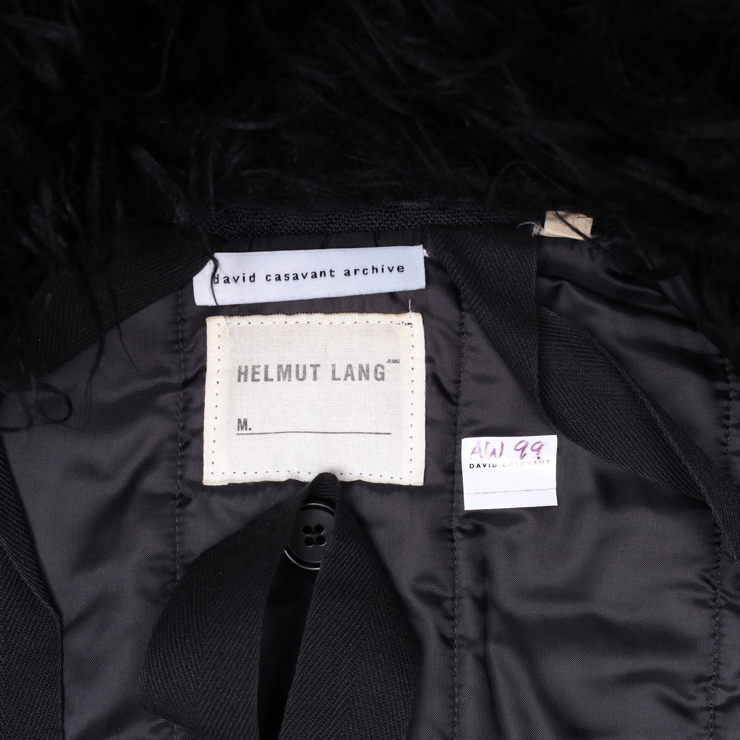 Helmut Lang Autumn / Winter 1999 Black Astro Vest