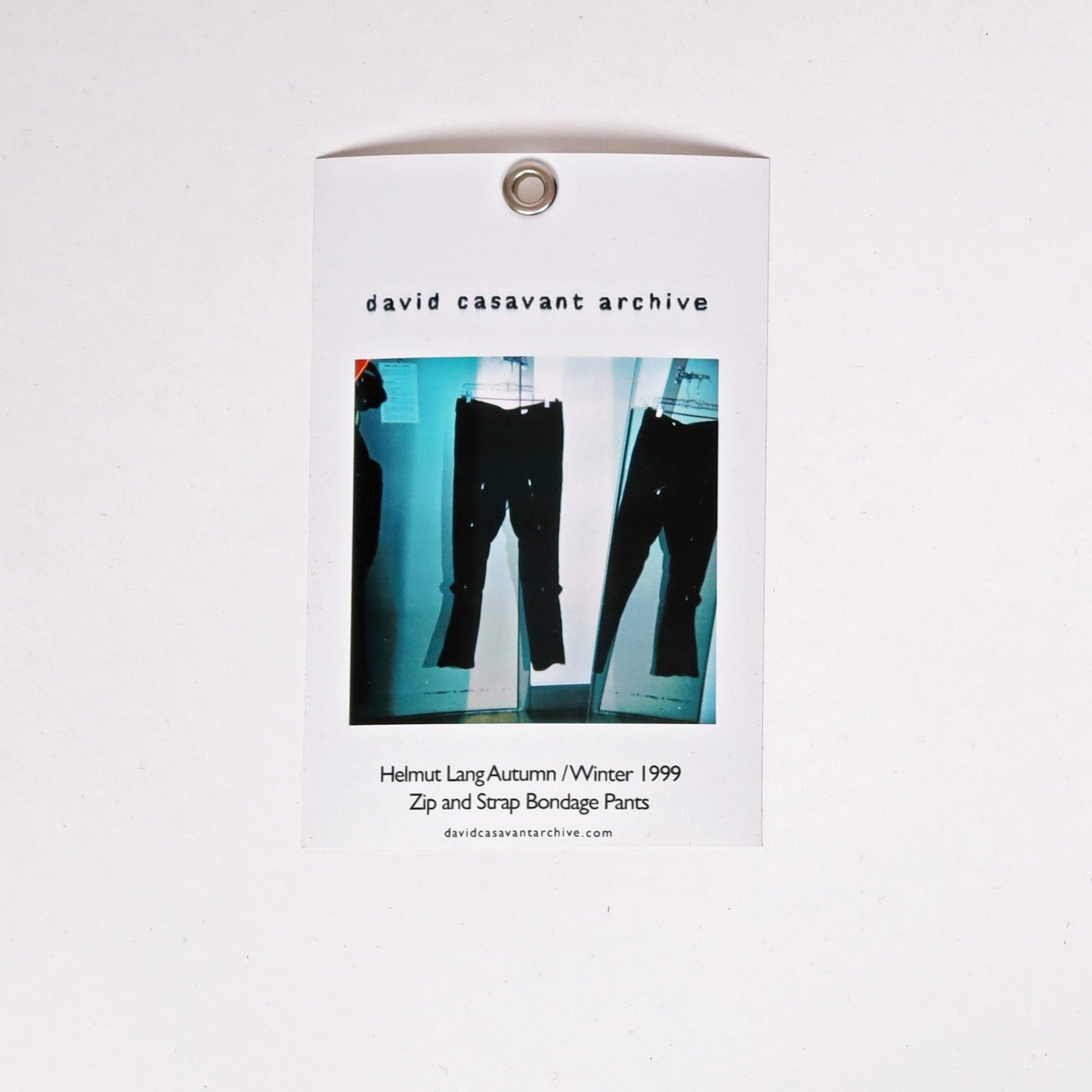 Helmut Lang Autumn / Winter 1999 Zip and Strap Bondage Pants
