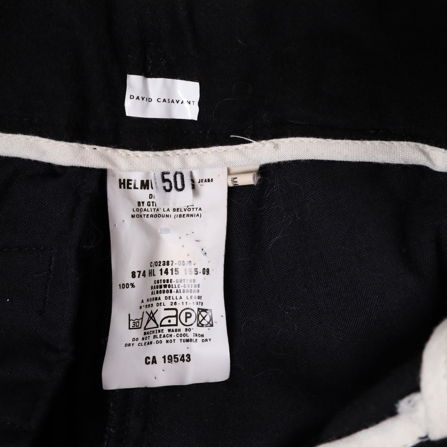 Helmut Lang Autumn / Winter 1999 Zip and Strap Bondage Pants