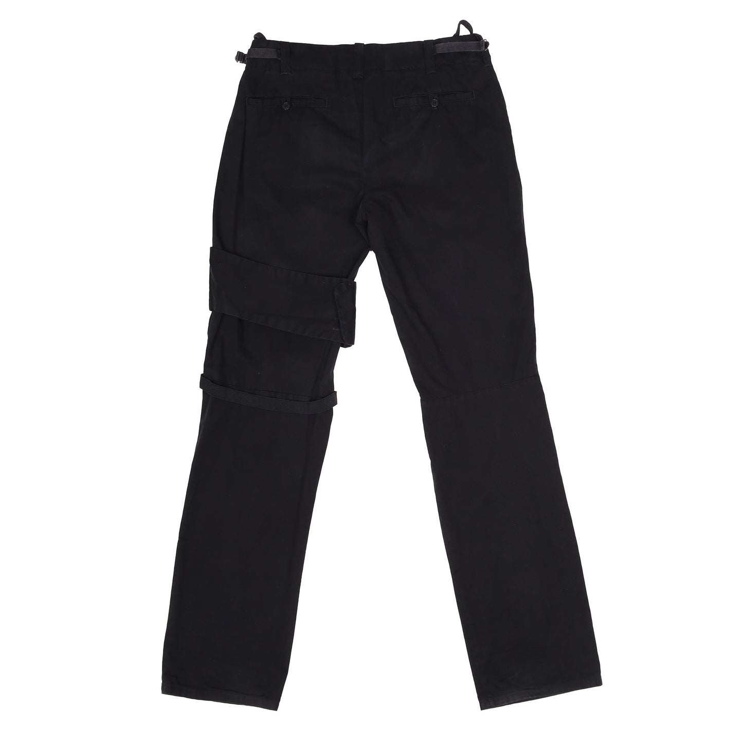 Helmut Lang Black Bondage Strap Pants