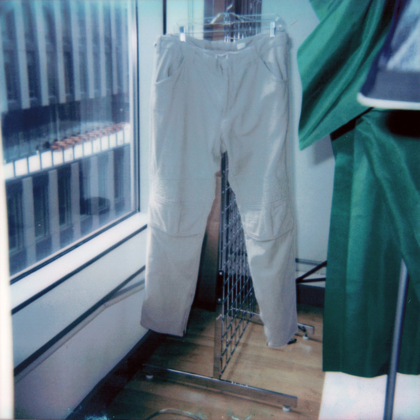 Helmut Lang Autumn / Winter 1999 Moleskin Cream Biker Pants