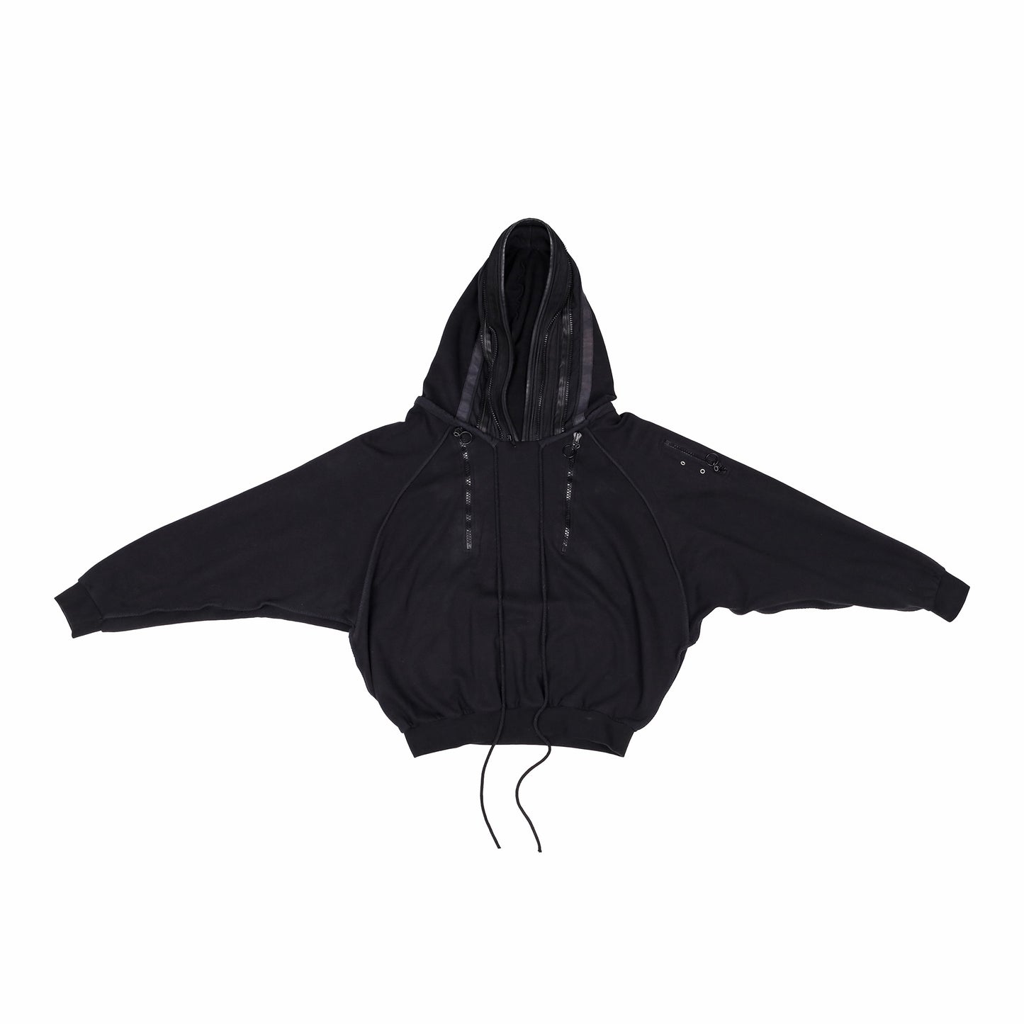 Raf Simons Spring / Summer 2005 Black Zipper Hoodie