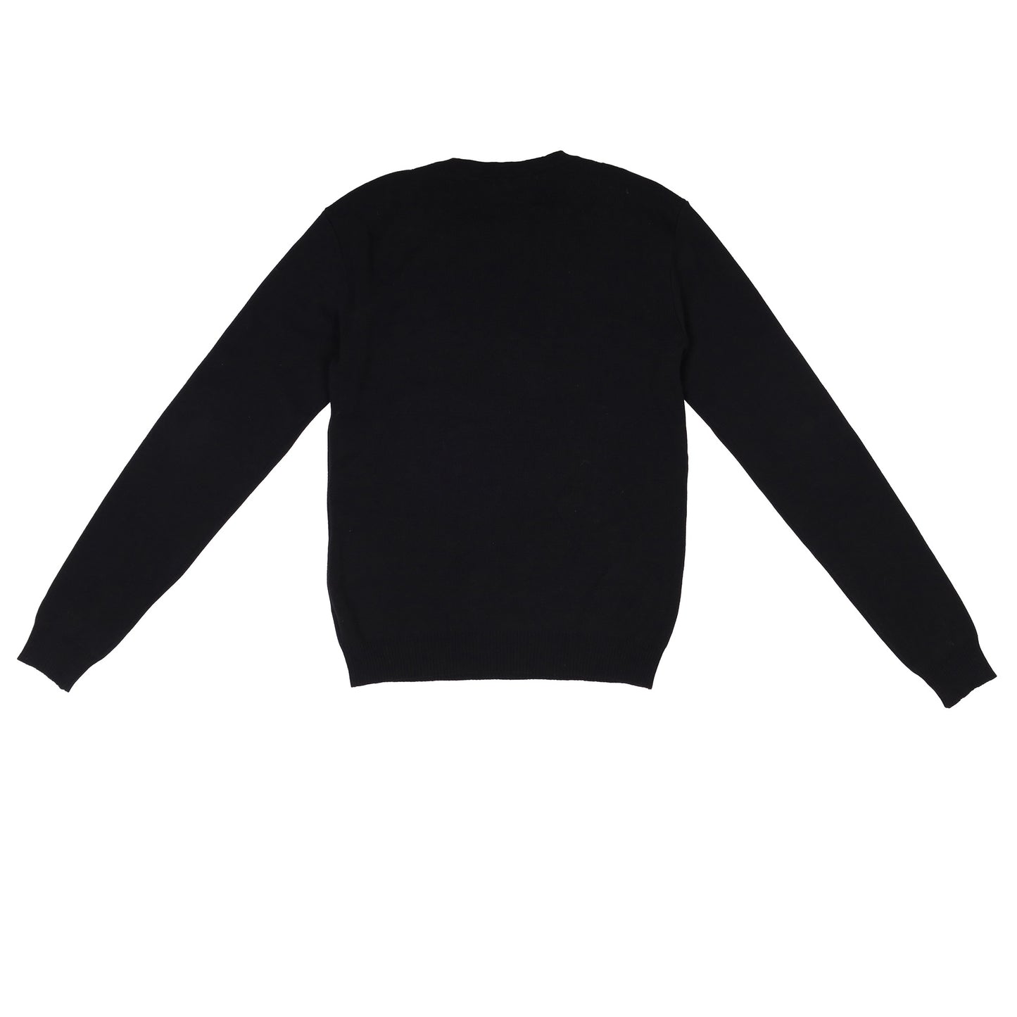 Raf Simons Spring / Summer 2002 Black Wool Mark E. Smith “Oui” Sweater