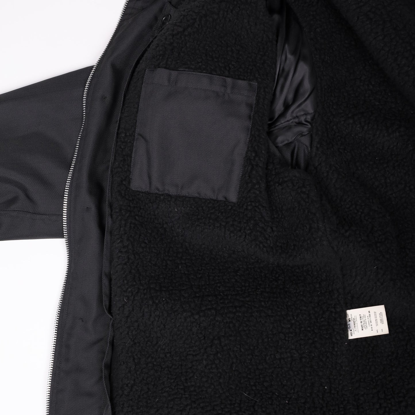 Helmut Lang Autumn / Winter 1998 Black Lined Coat