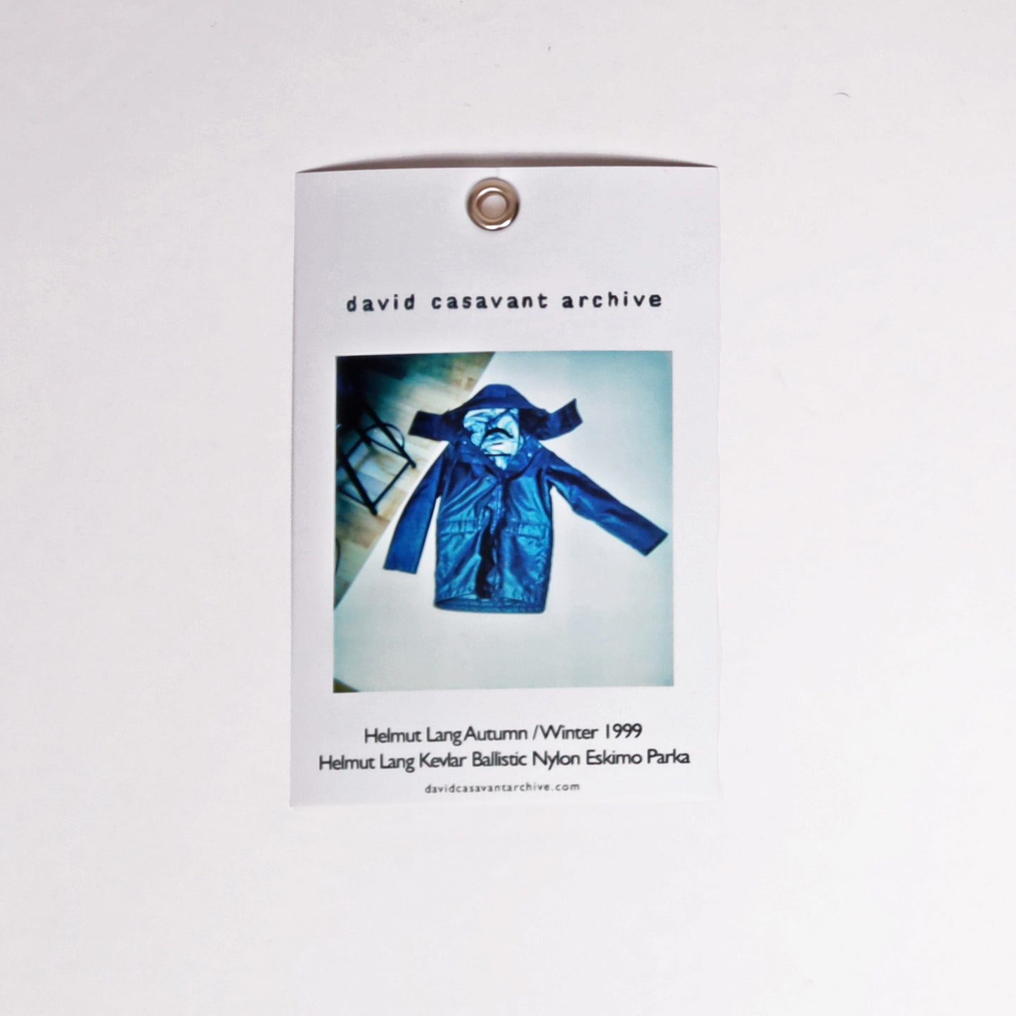 Helmut Lang Autumn / Winter 1999 Kevlar Ballistic Nylon Eskimo Parka