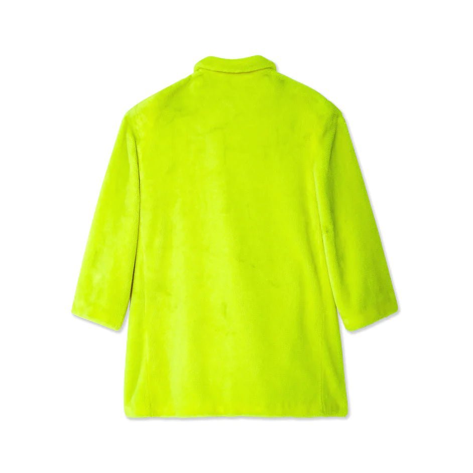 Stephen Sprouse 1984 Neon Yellow Faux Fur Coat