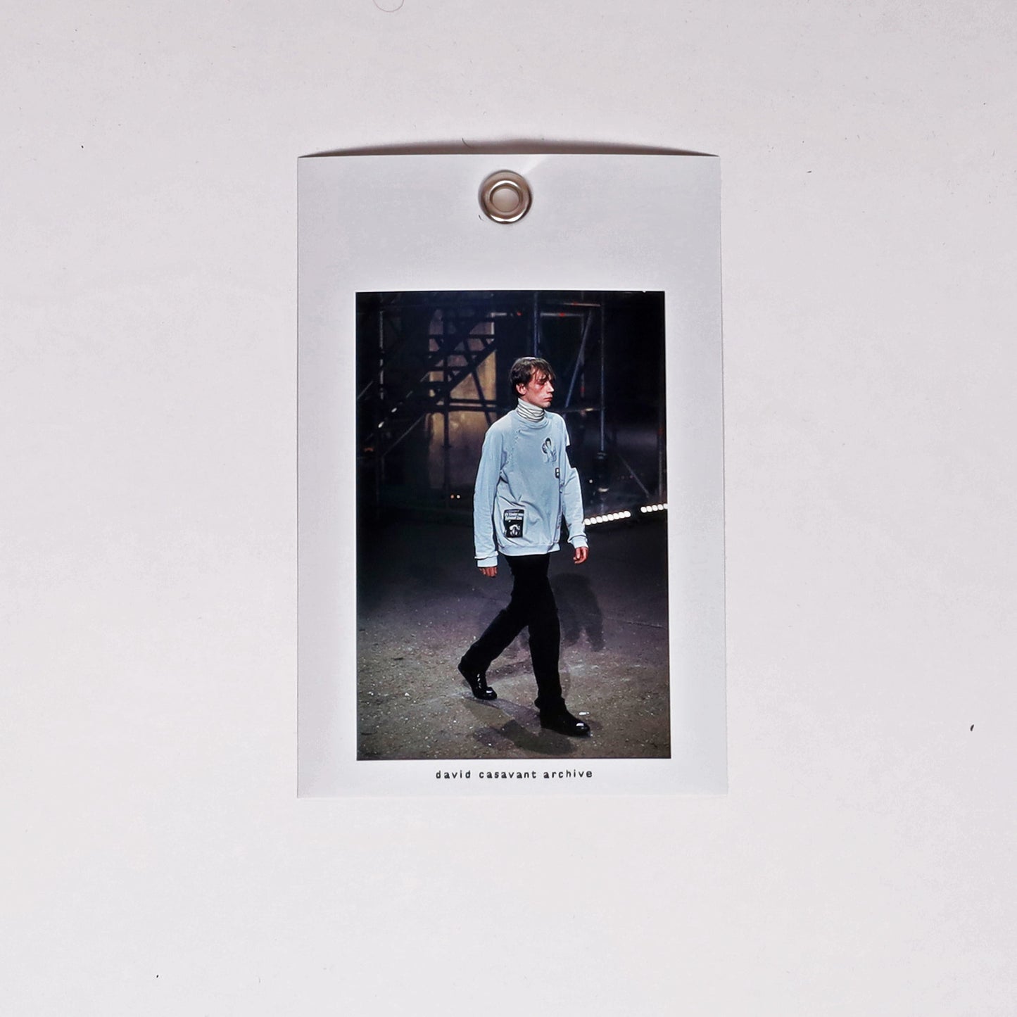 Raf Simons Autumn / Winter 2001 Riot! Riot! Riot! White Patches Crewneck Sweatshirt