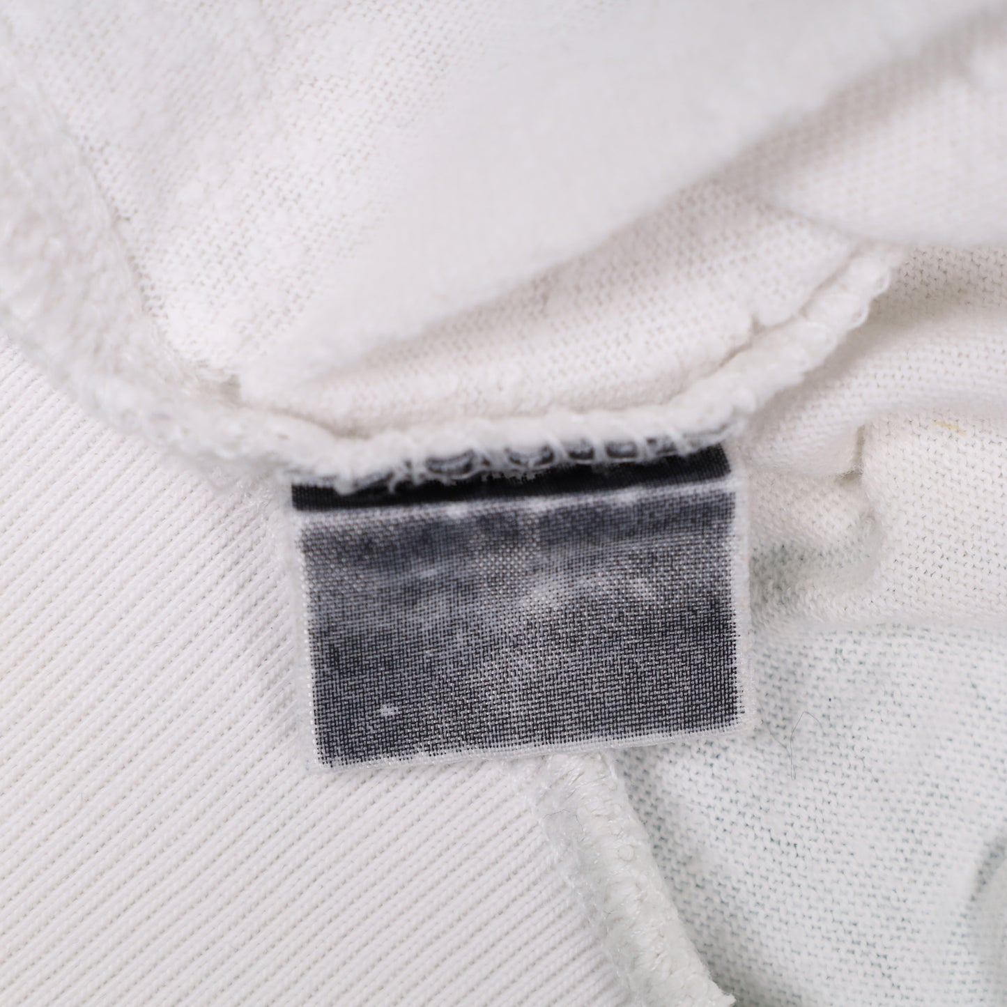 Raf Simons Autumn / Winter 2001 Riot! Riot! Riot! White Patches Crewneck Sweatshirt