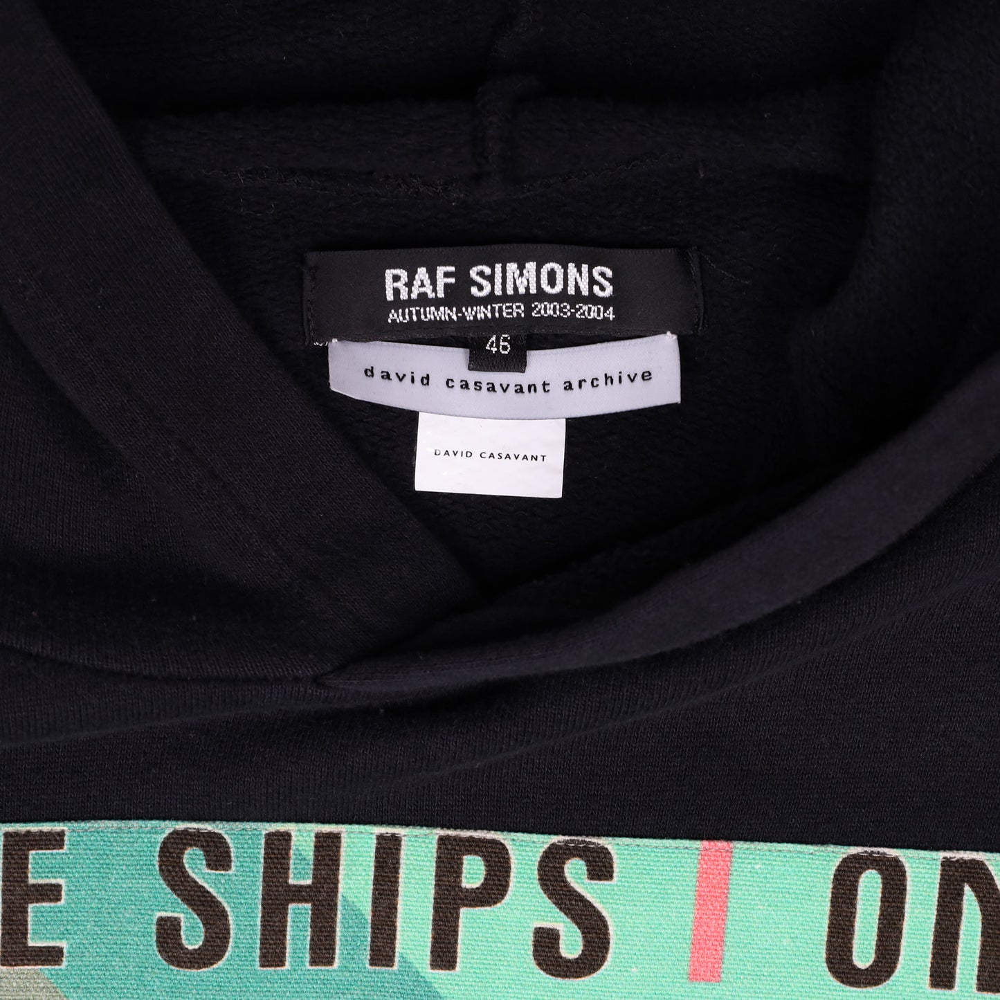 Raf Simons Autumn / Winter 2003 “Dazzle ships” Hoodie