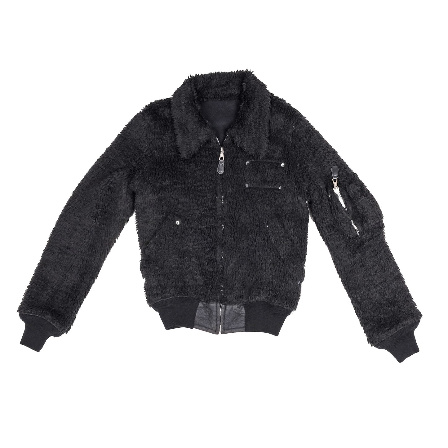 Balenciaga by Nicolas Ghesquiere Black Fleece Jacket