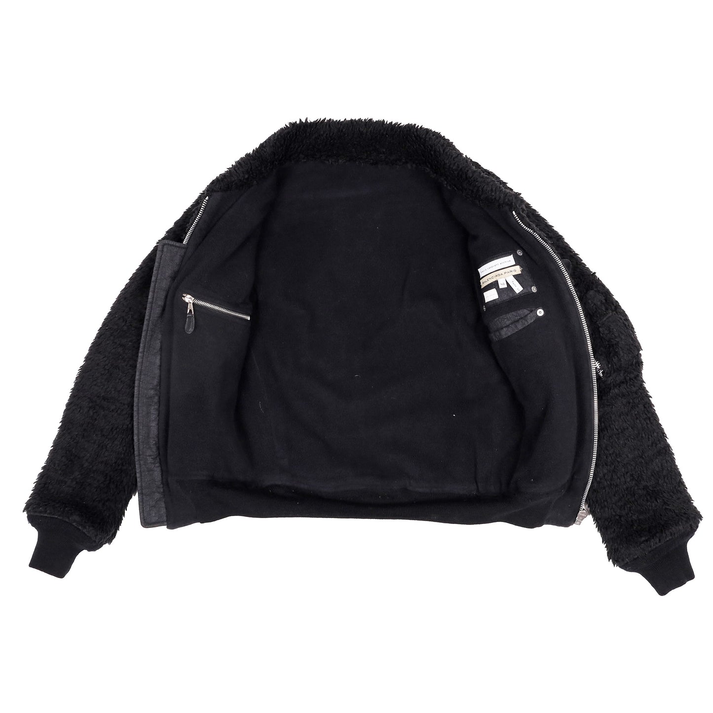 Balenciaga by Nicolas Ghesquiere Black Fleece Jacket