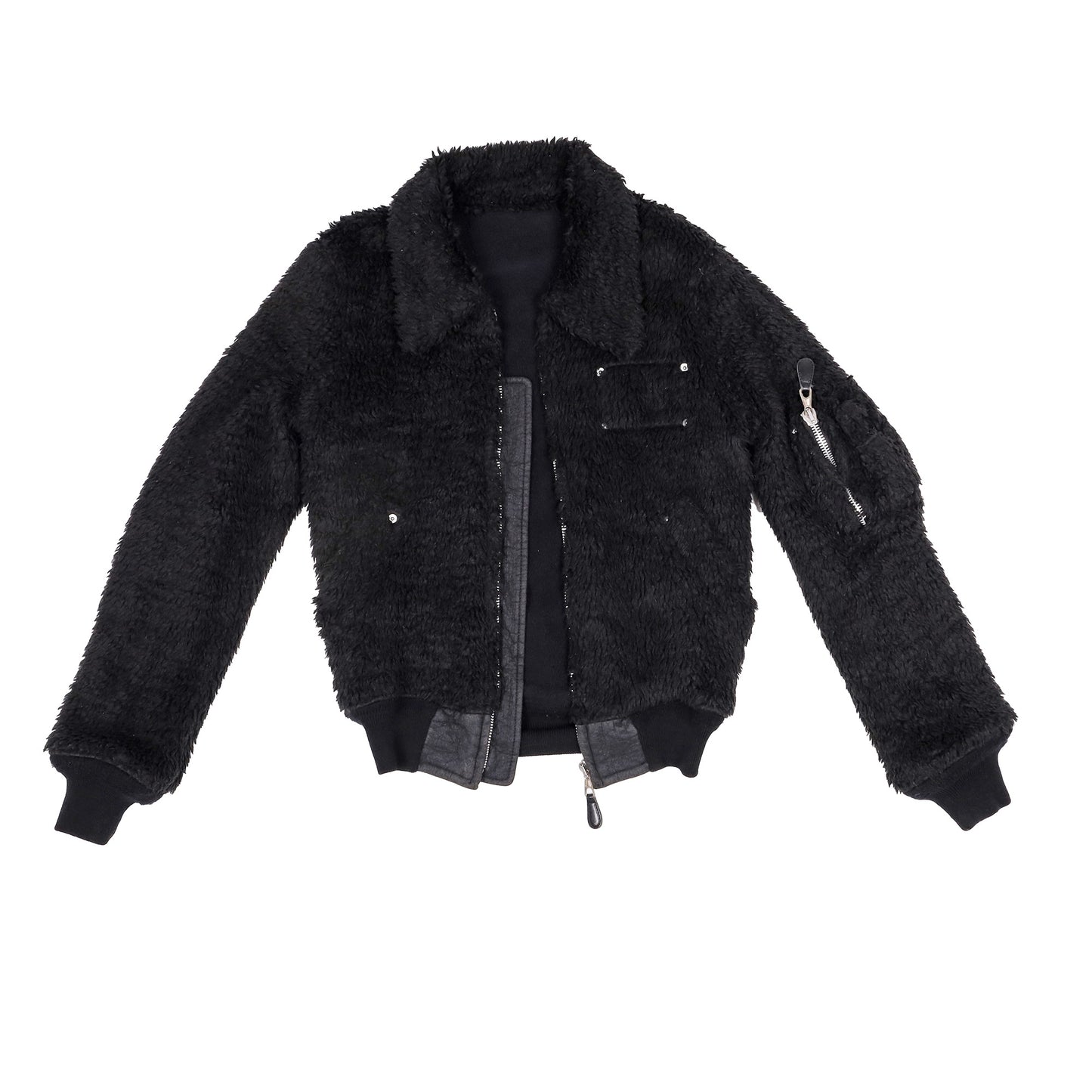 Balenciaga by Nicolas Ghesquiere Black Fleece Jacket