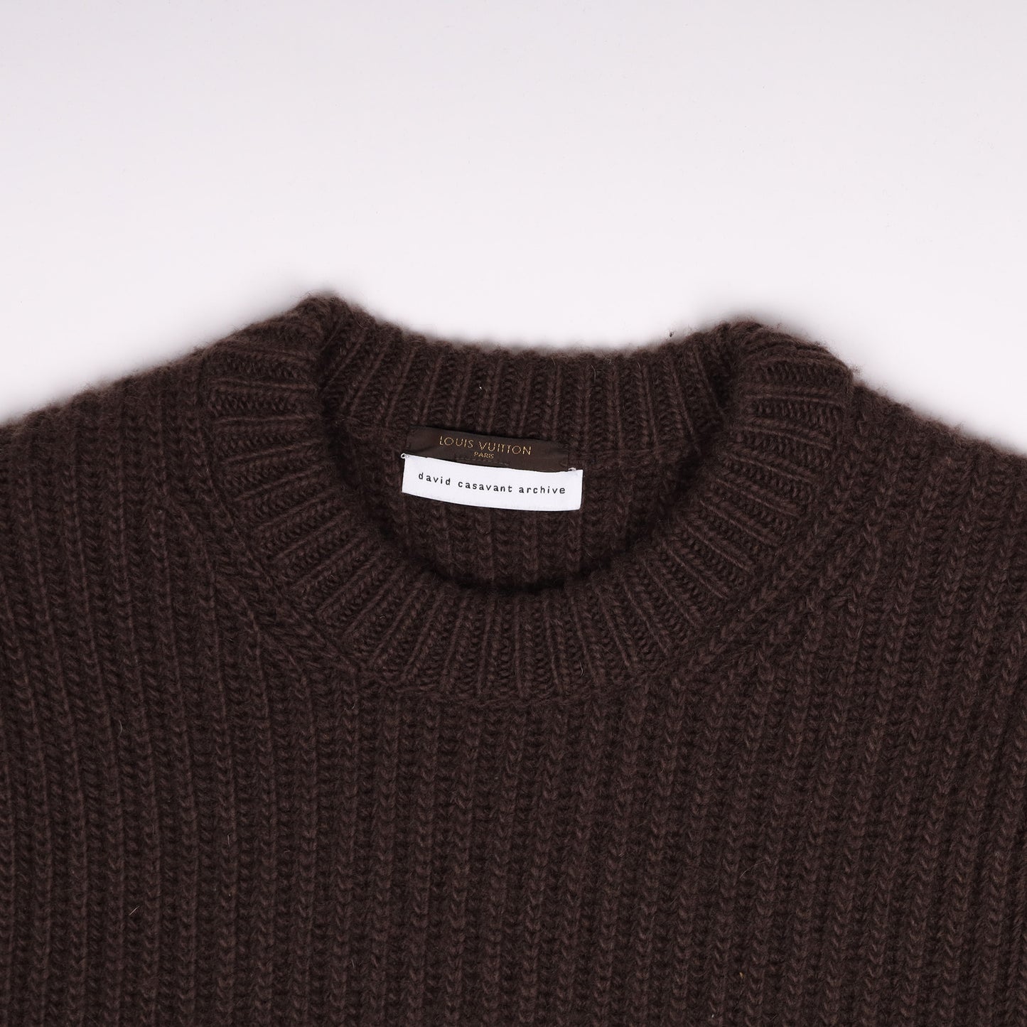 Louis Vuitton Brown Wool Sweater