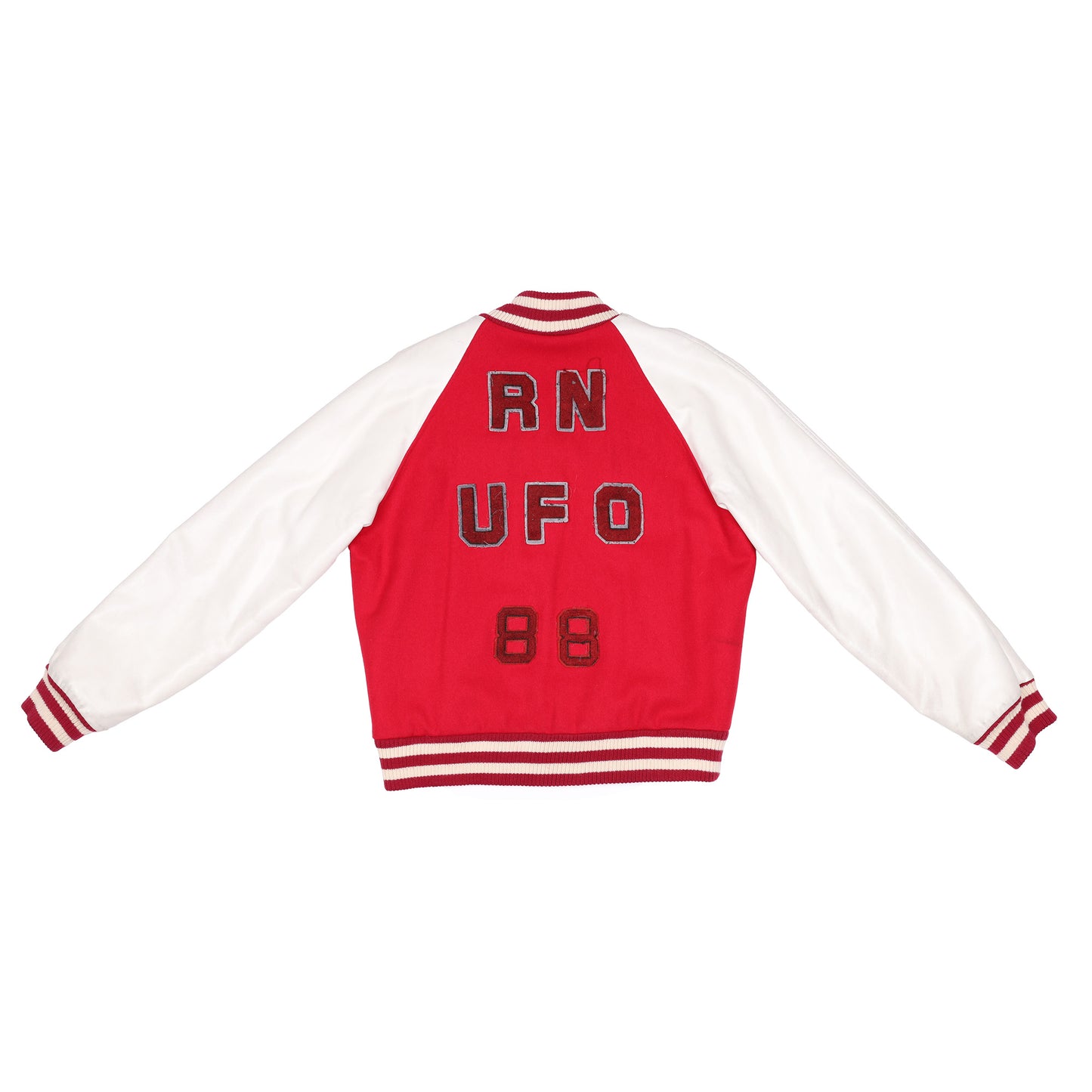 Raf Simons Autumn / Winter 2002 Red Letter Varsity Jacket