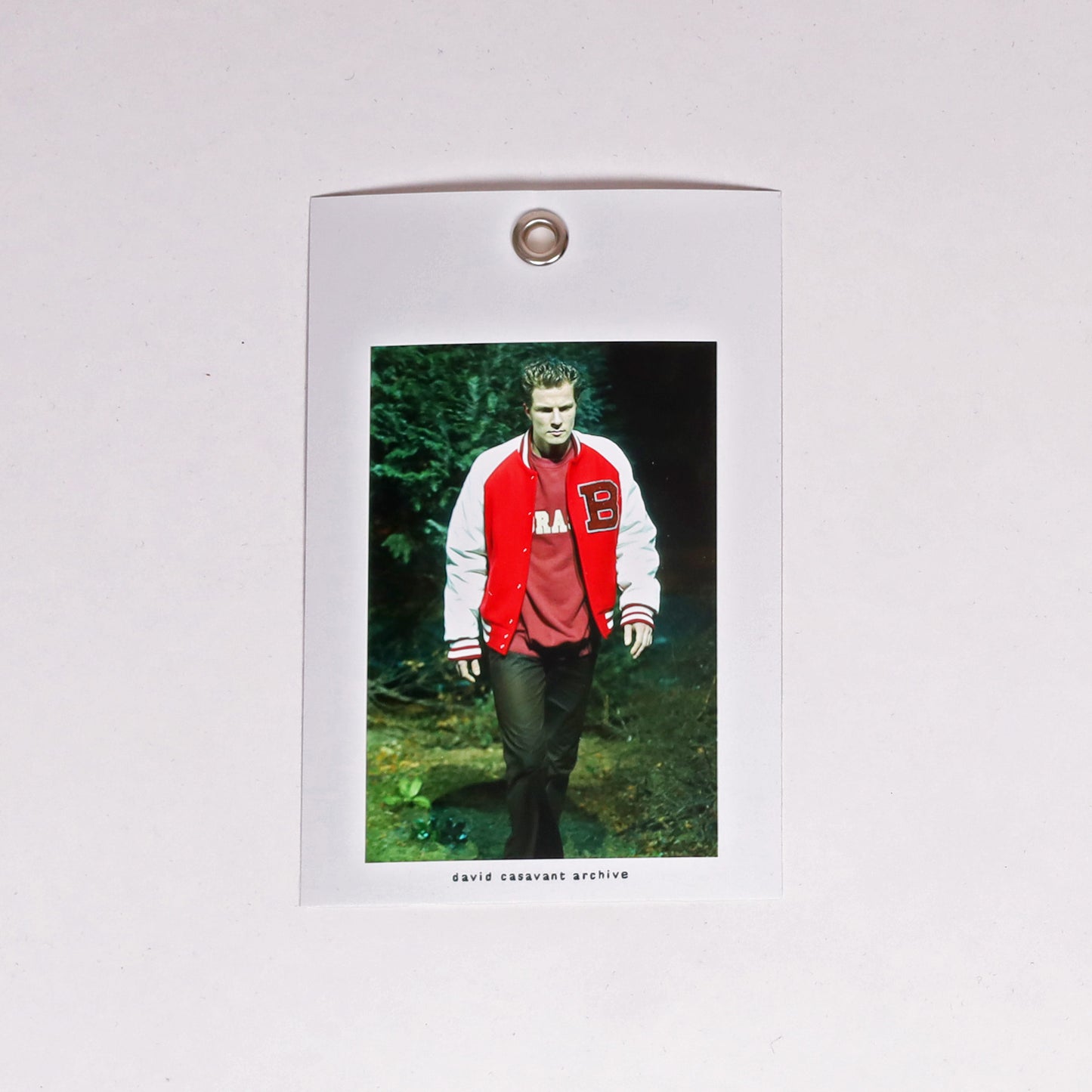 Raf Simons Autumn / Winter 2002 Red Letter Varsity Jacket
