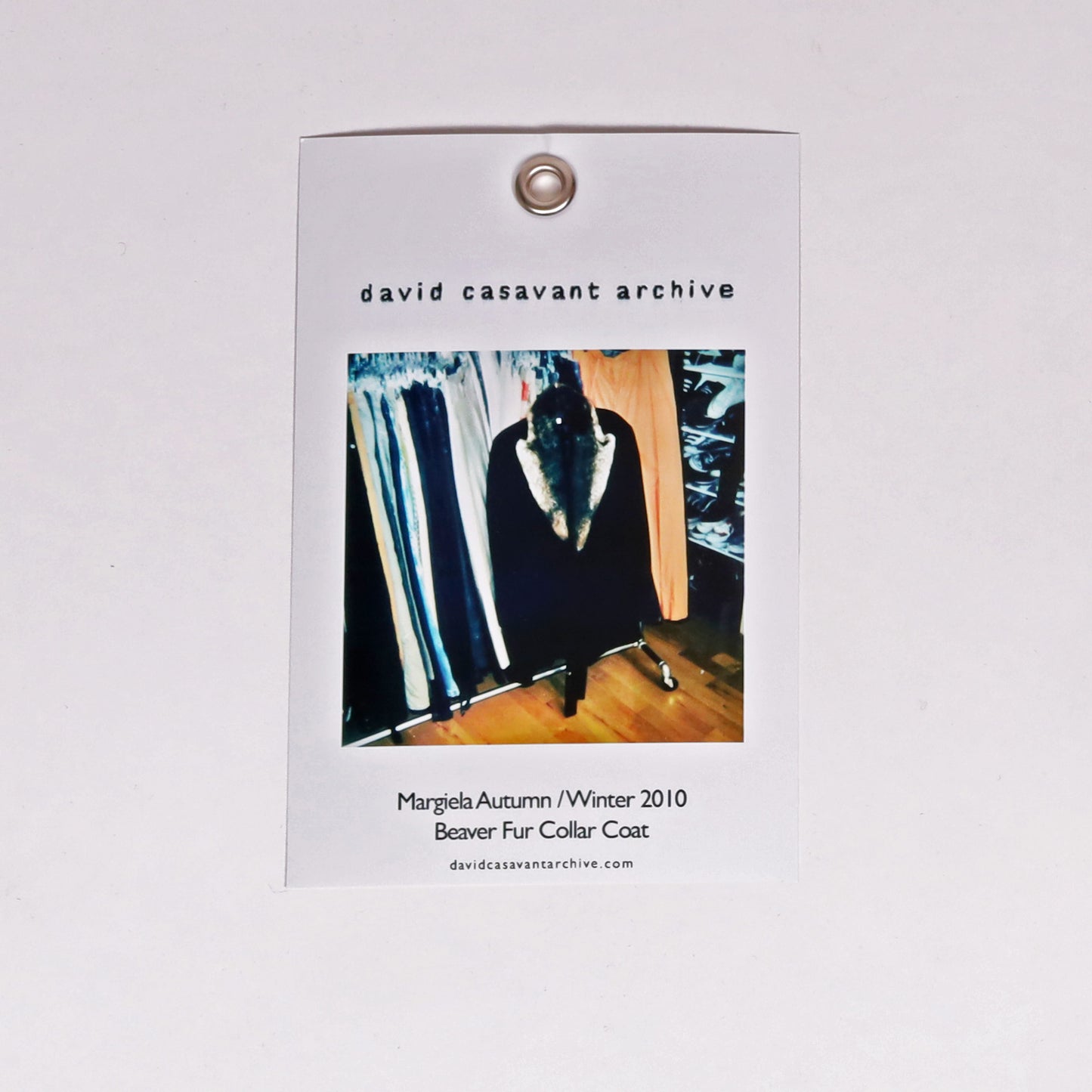 Margiela Autumn / Winter 2010 Beaver Fur Collar Coat