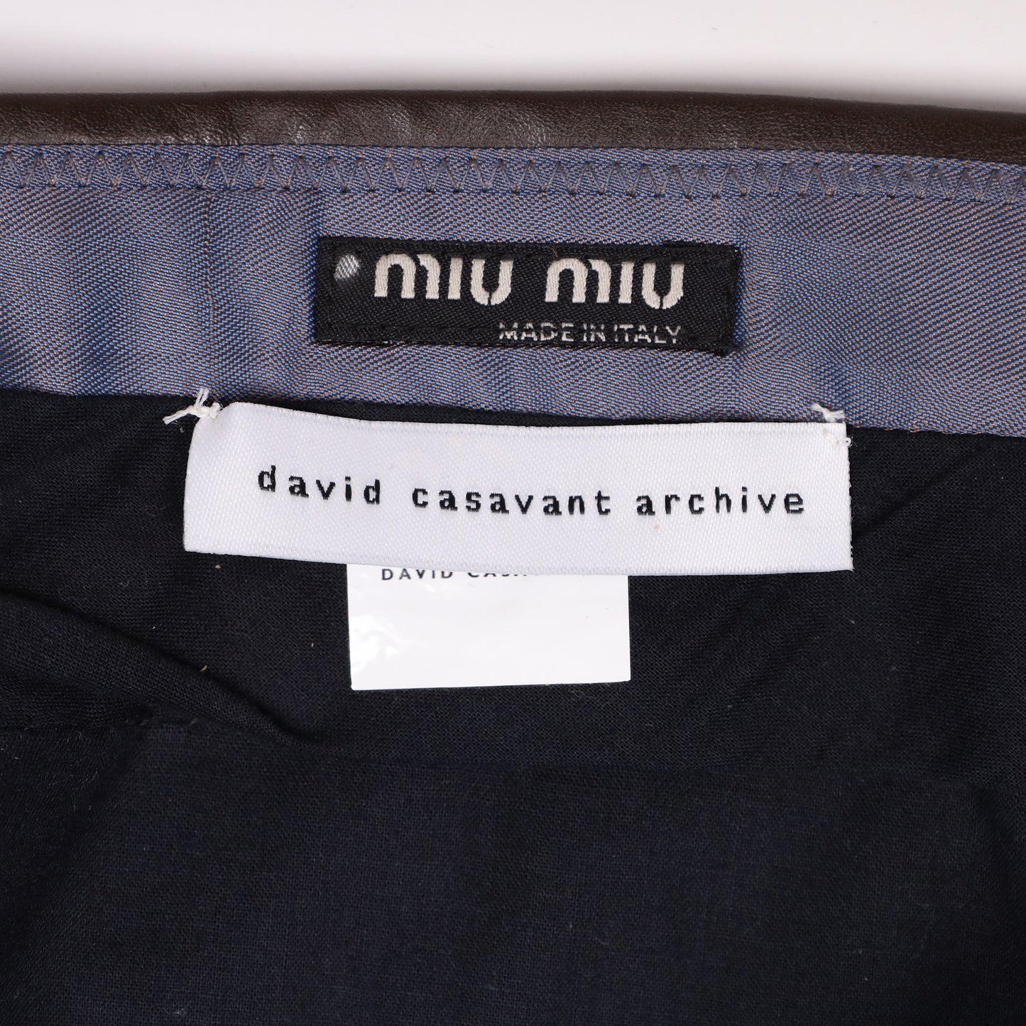 Miu Miu Mens Autumn / Winter 2002 Runway Sample Brown Pants