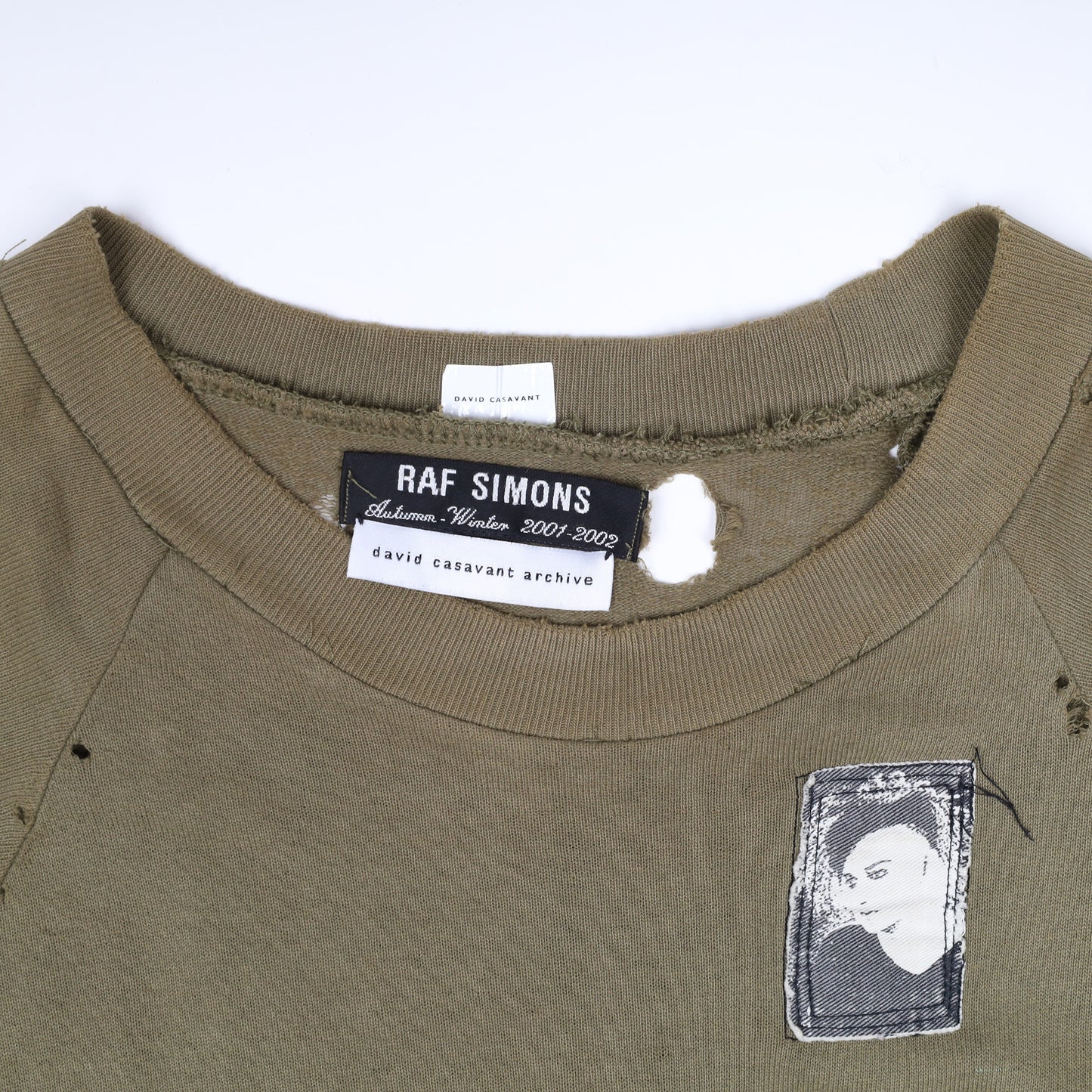 Raf Simons Autumn / Winter 2001 Patches Short Sleeve Sweatshirt