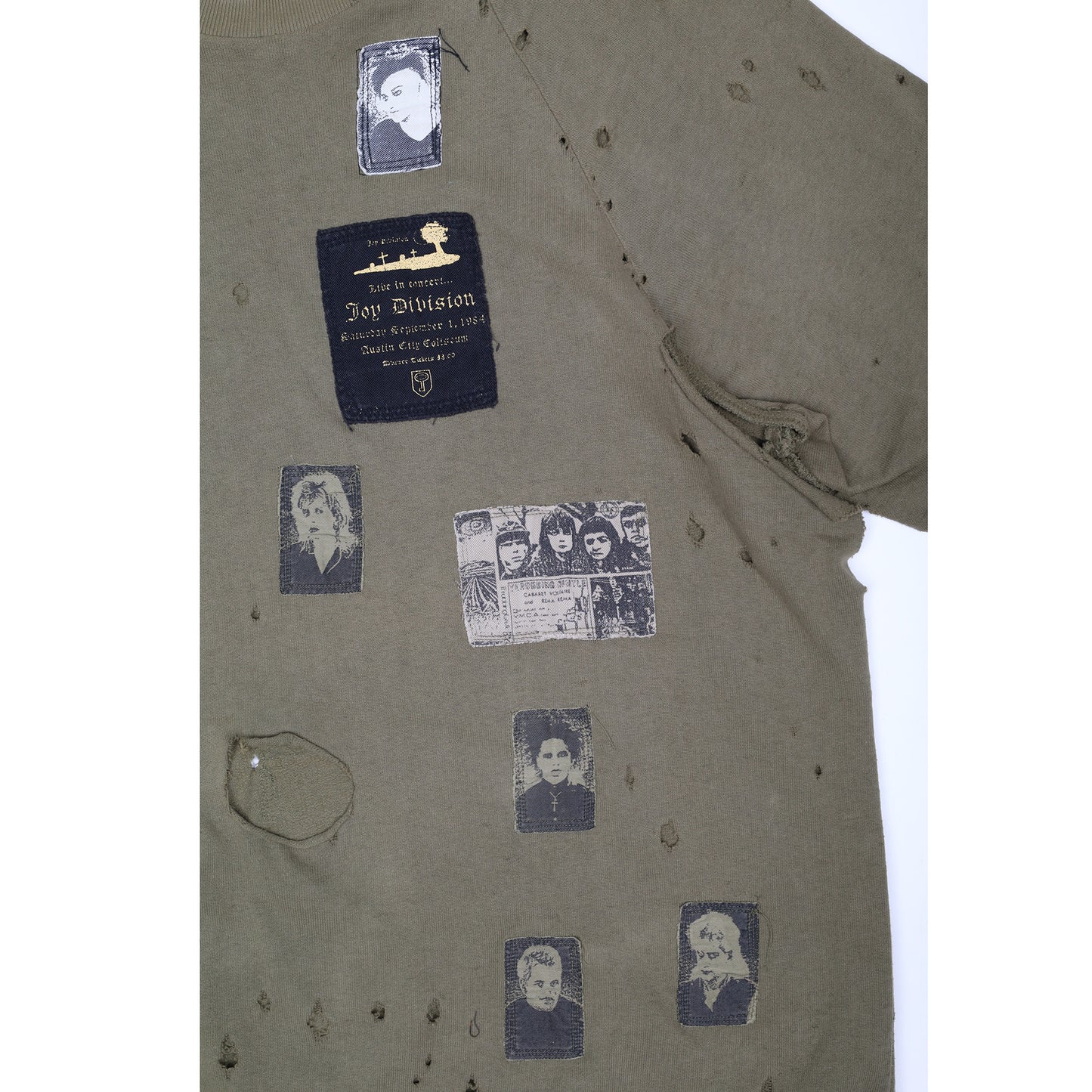 Raf Simons Autumn / Winter 2001 Patches Short Sleeve Sweatshirt
