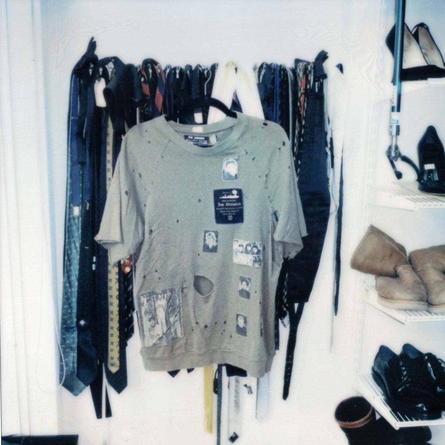 Raf Simons Autumn / Winter 2001 Patches Short Sleeve Sweatshirt