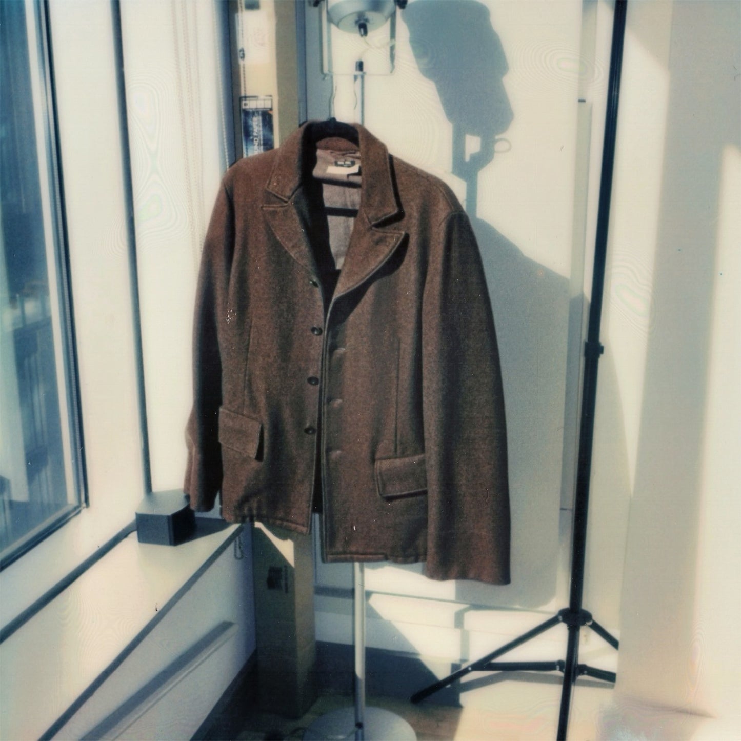 Miu Miu Mens Burgundy Wool Coat