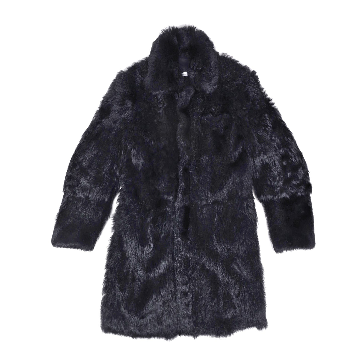 Helmut Lang Autumn / Winter 2000 Black Shearling Coat