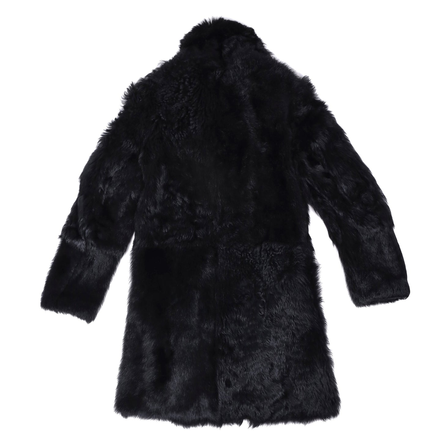 Helmut Lang Autumn / Winter 2000 Black Shearling Coat