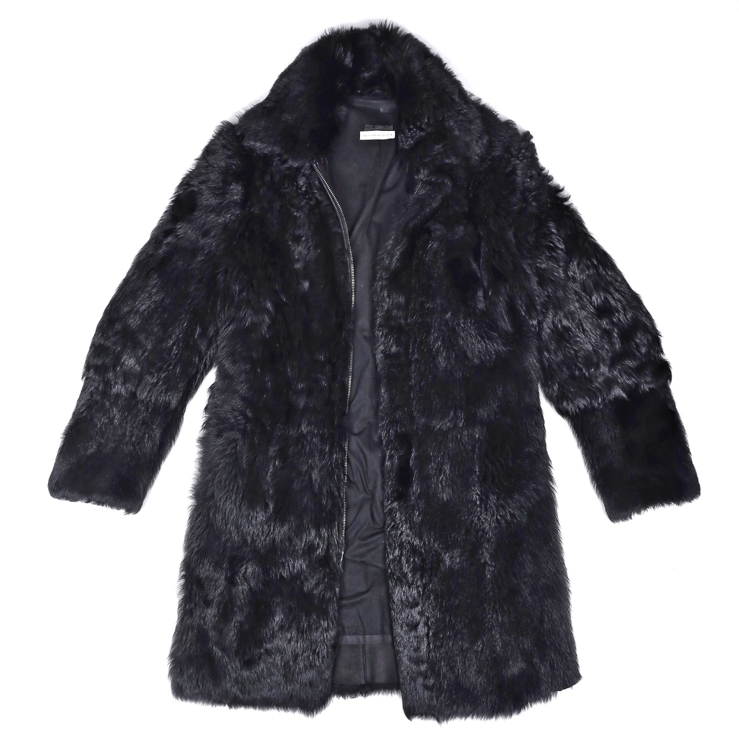 Helmut Lang Autumn / Winter 2000 Black Shearling Coat