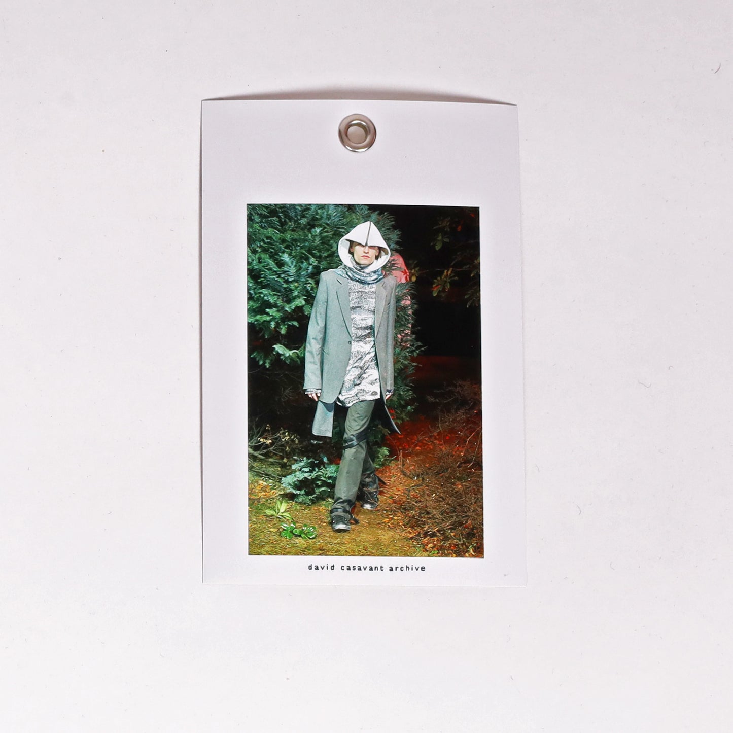Raf Simons Autumn / Winter 2002 Virginia Creeper Digicamo Hood Scarf Balaclava