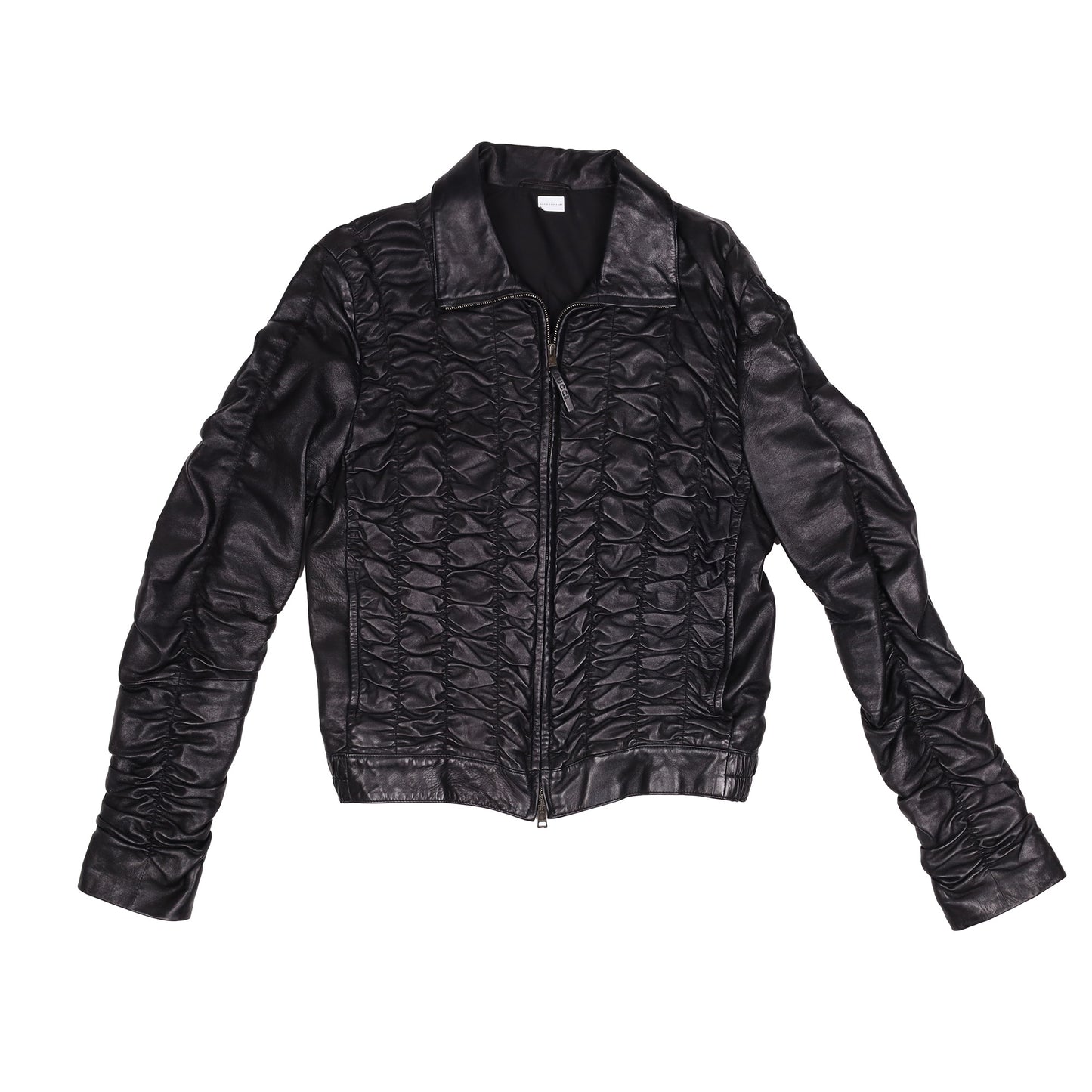 Gucci by Tom Ford Spring / Summer 2000 Ruched Leather Jacket
