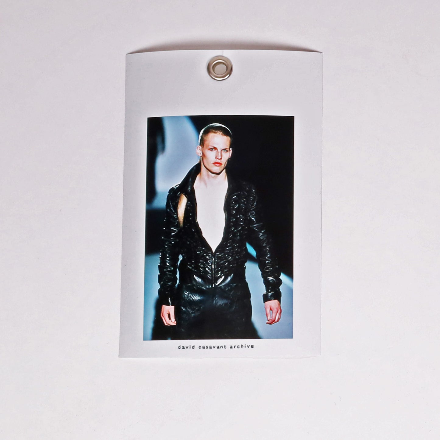Gucci by Tom Ford Spring / Summer 2000 Ruched Leather Jacket