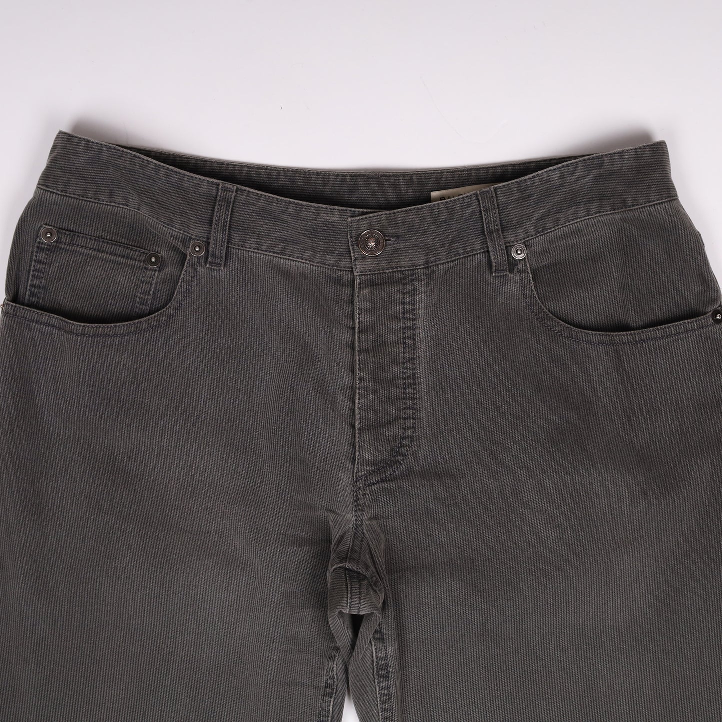 Balenciaga by Nicolas Ghesquiere Grey Corduroy Pants