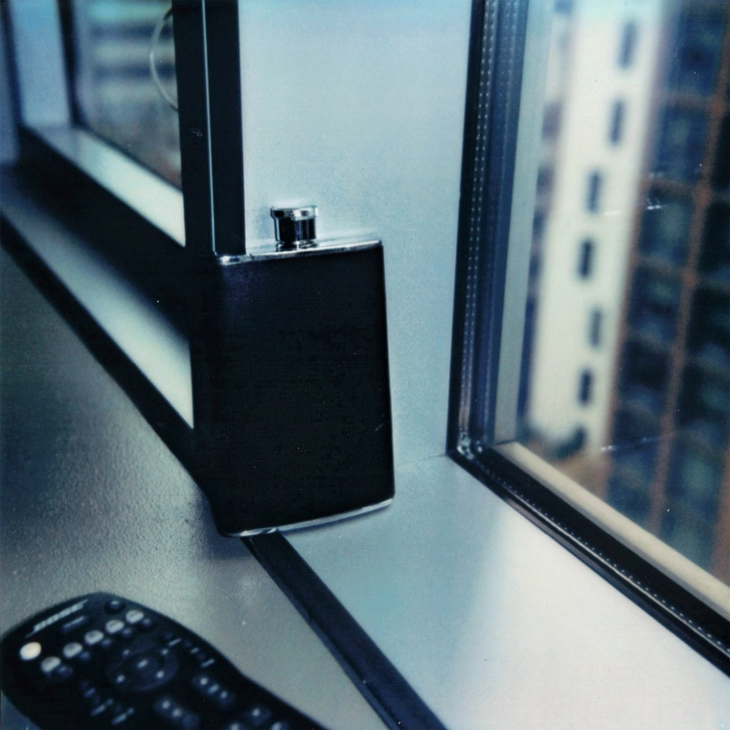 Gucci 1970’s Black Leather Hip Flask