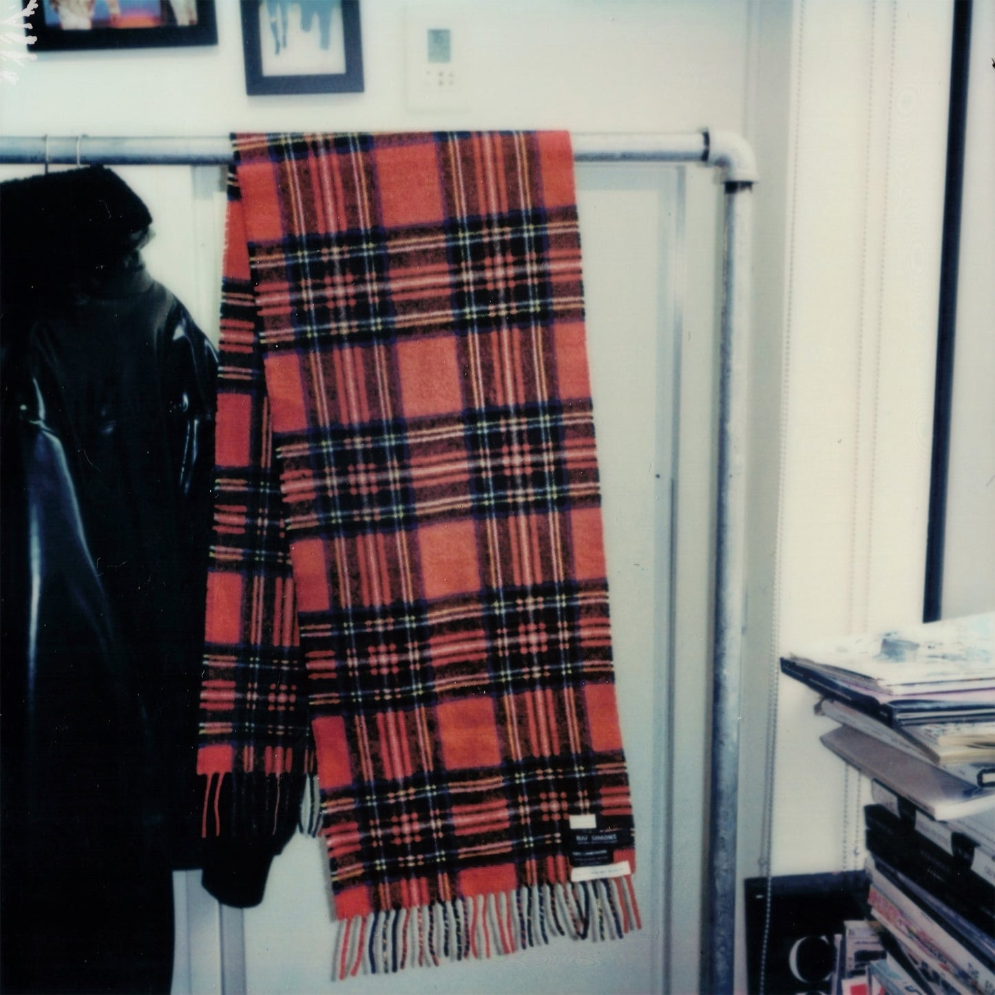 Raf Simons Autumn / Winter 2003 Red Tartan Scarf