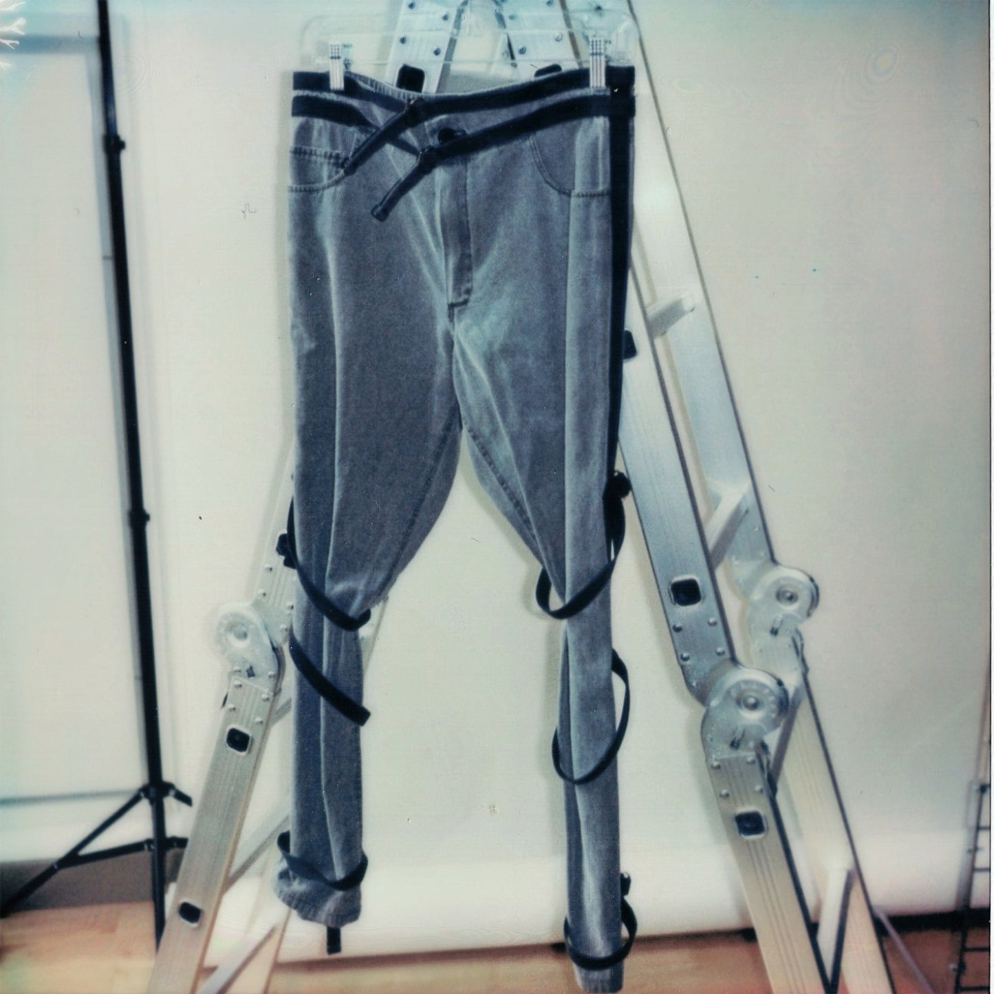 Raf Simons Spring / Summer 2003 Grey Bondage Jeans