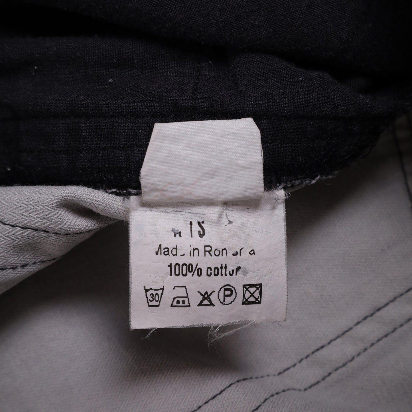 Raf Simons Spring / Summer 2003 Grey Bondage Jeans