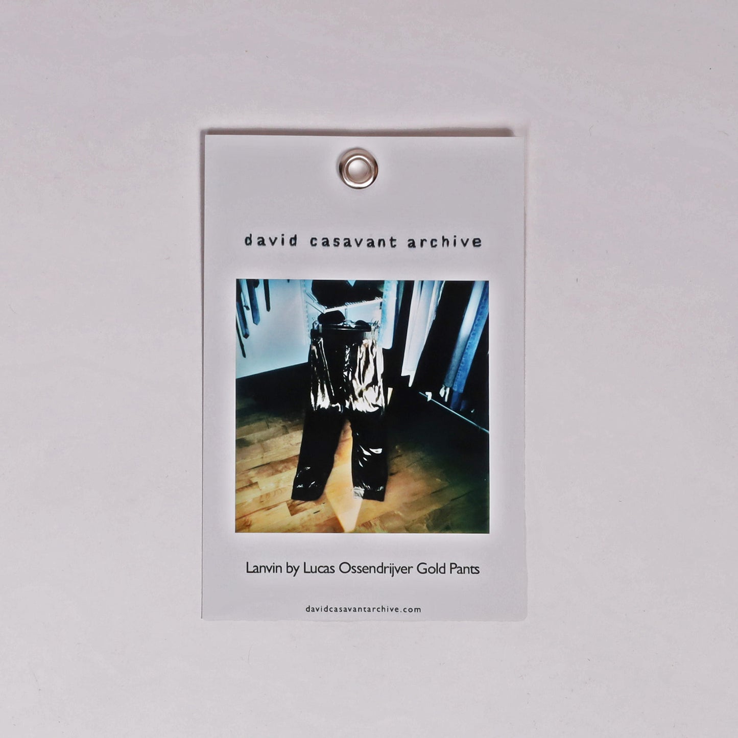 Lanvin by Lucas Ossendrijver Gold Pants