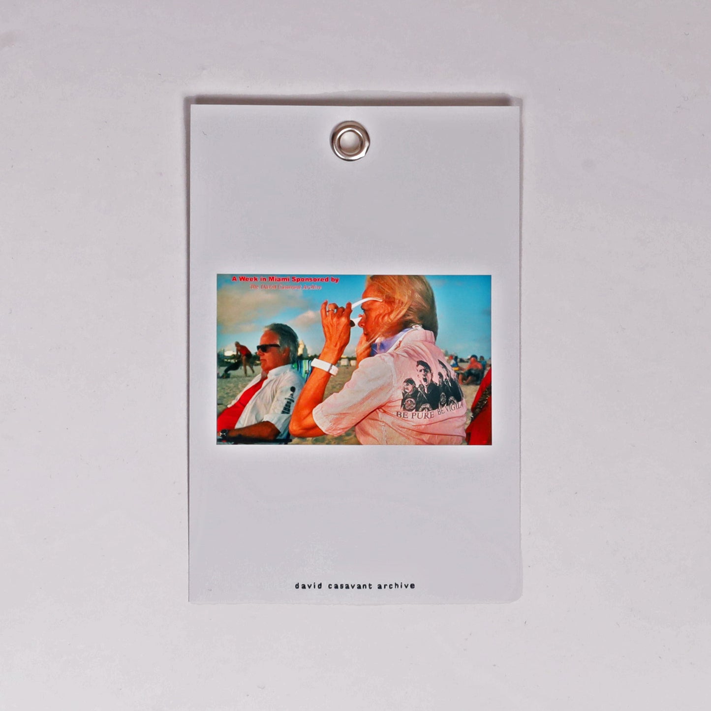 Raf Simons Spring / Summer 2002 "Be Pure Be Vigilant Behave" Shirt
