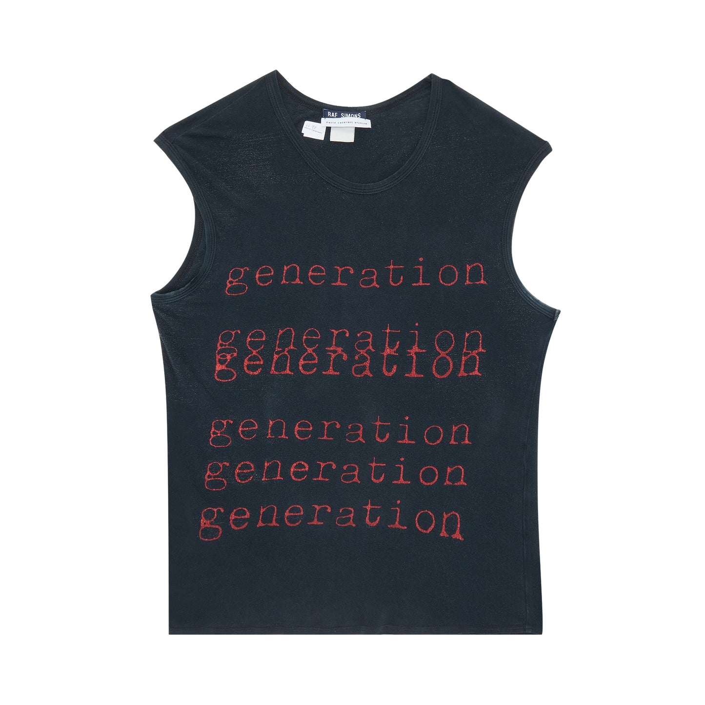 Raf Simons Spring / Summer 1997 Generation Tank