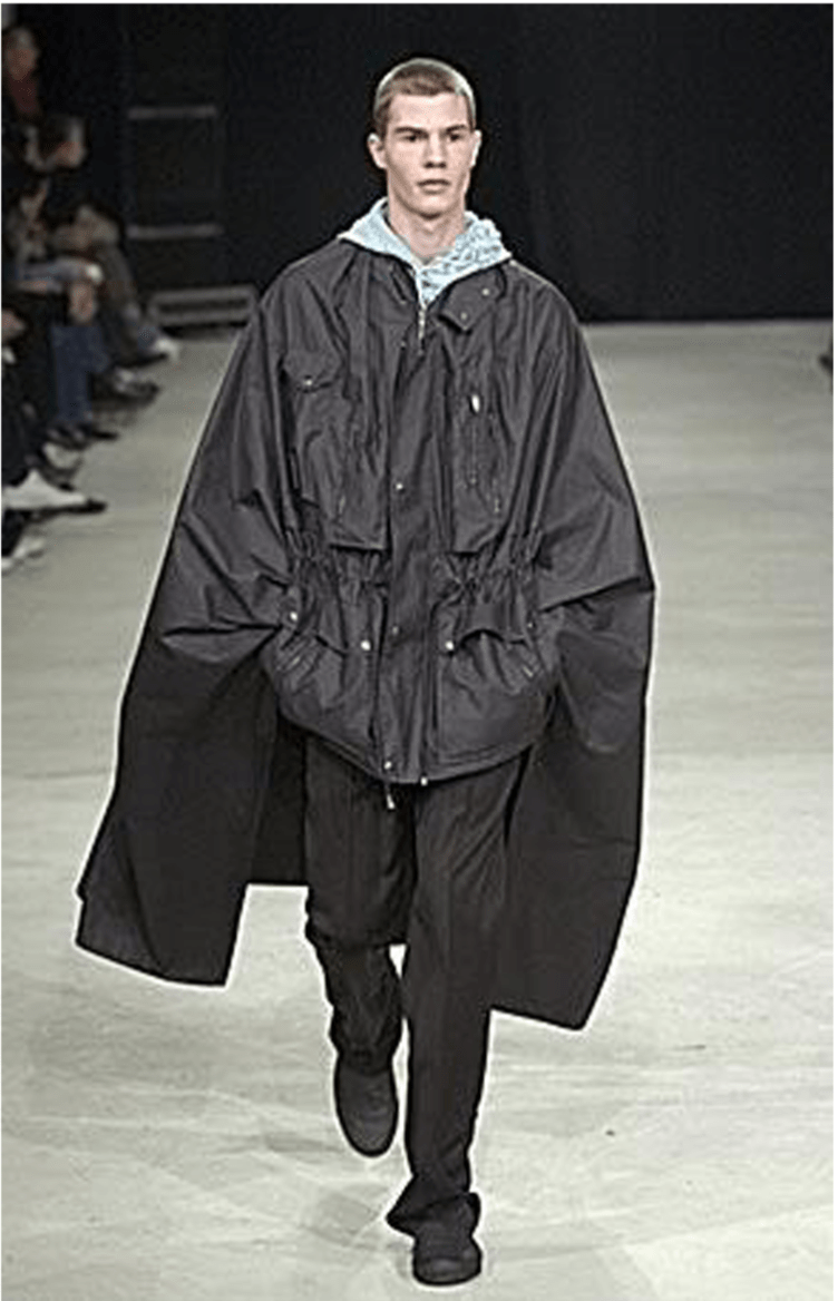 Raf Simons Autumn / Winter 2004 Waves Paisley Hoodie