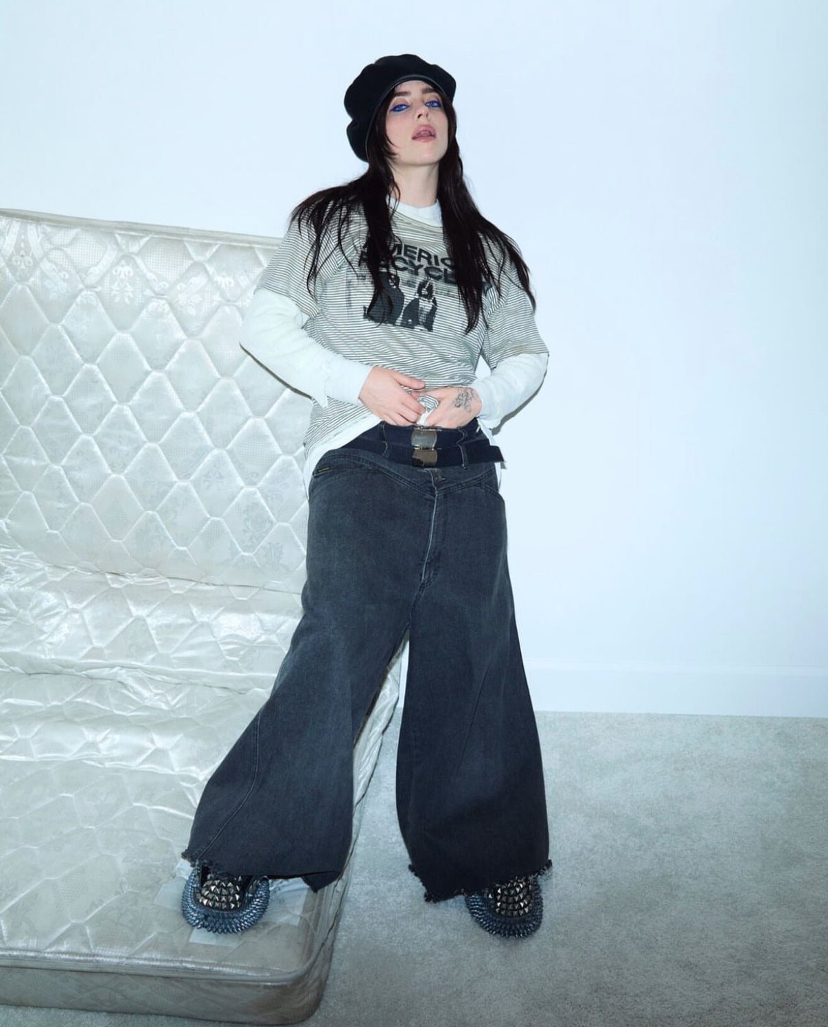 Raf Simons Autumn / Winter 2004 Waves Wide Leg Jeans